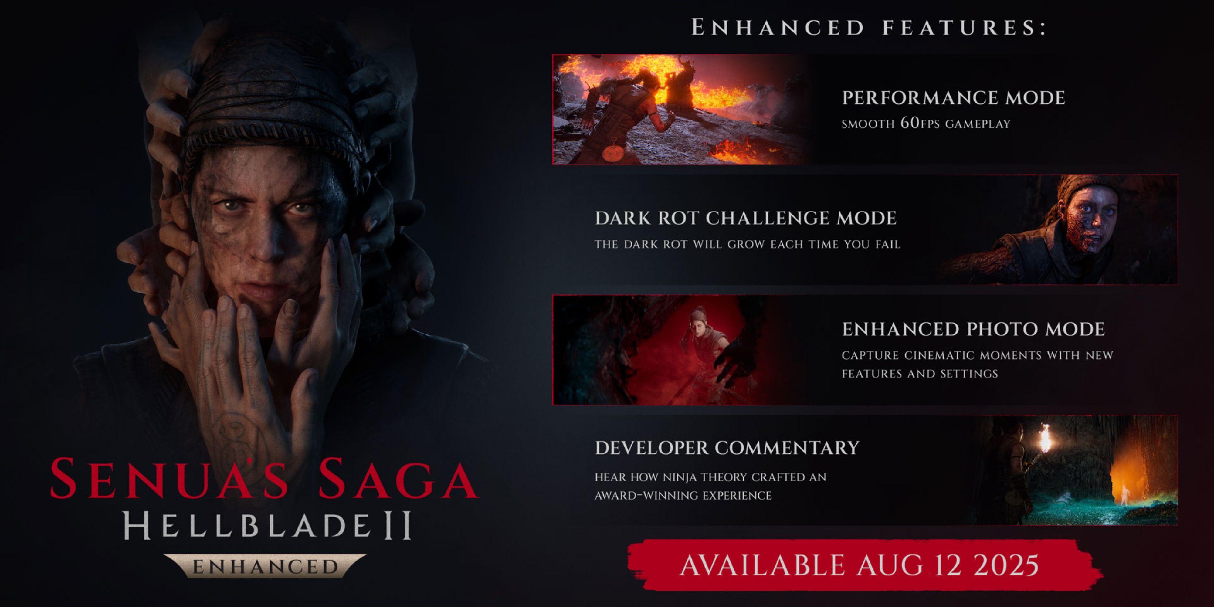 what's included with the enhanced edition of hellblade 2.