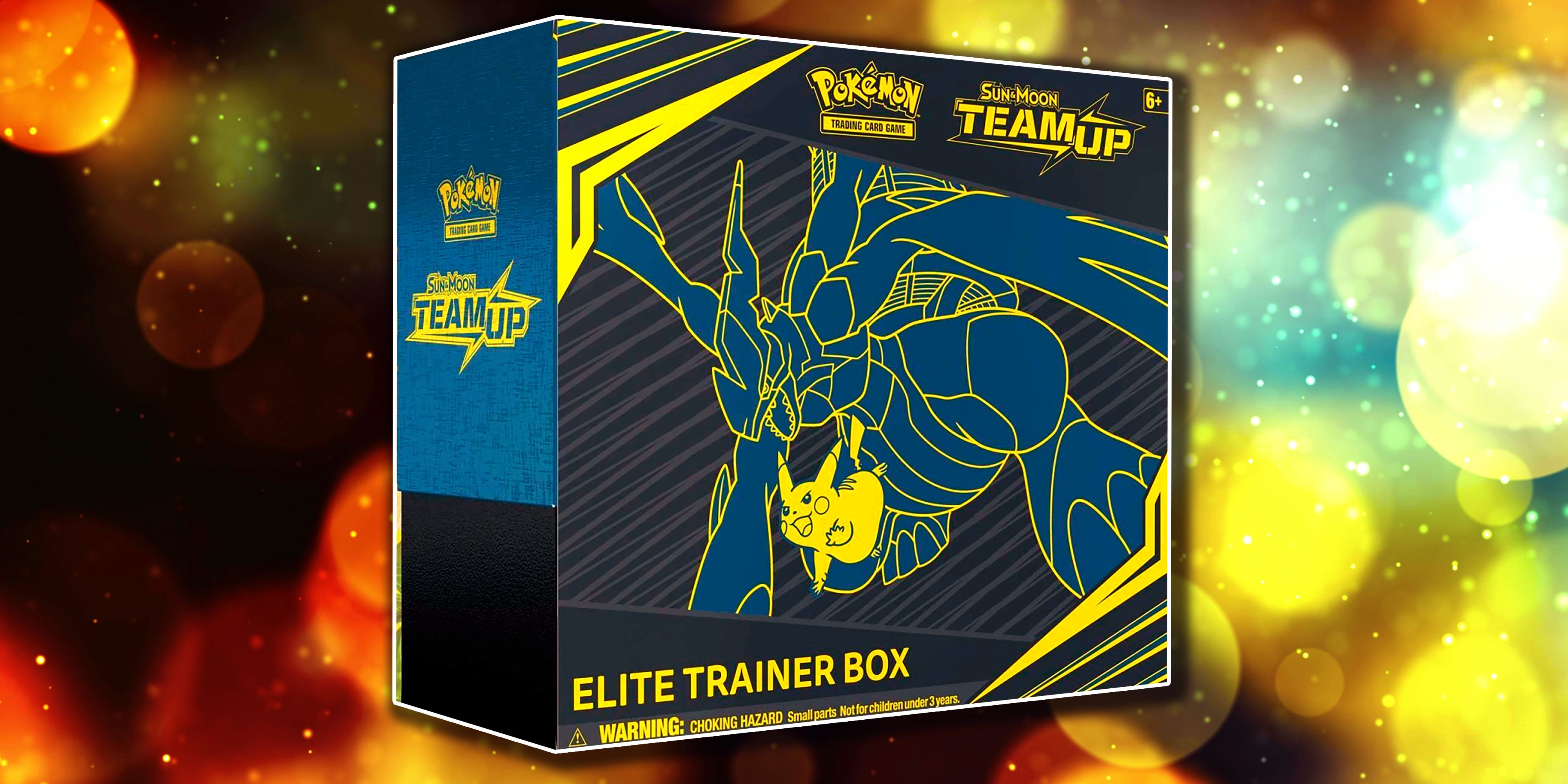 The Team Up ETB from the Pokemon TCG.