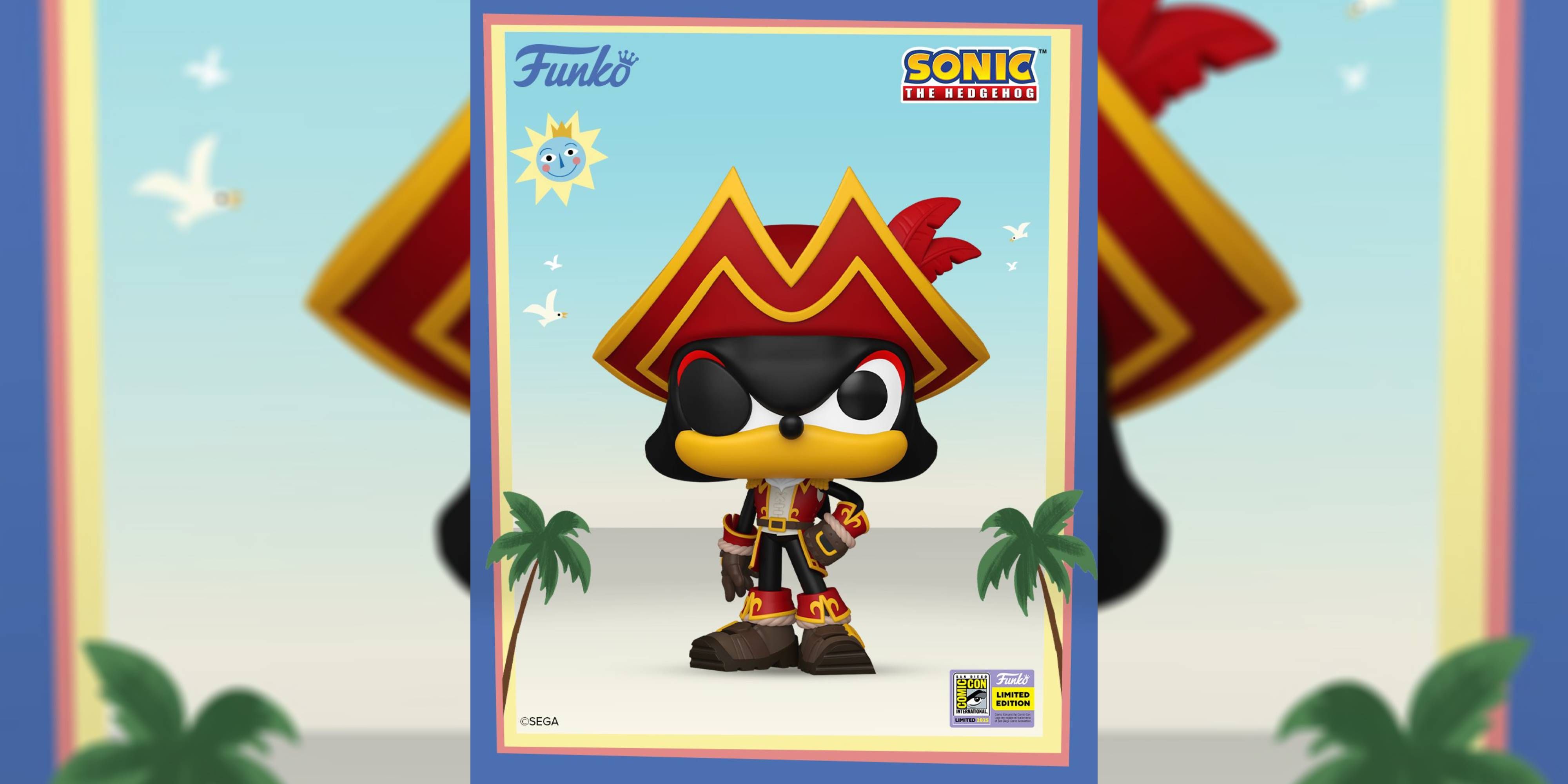 buccaneer shadow the hedgehog funko pop.