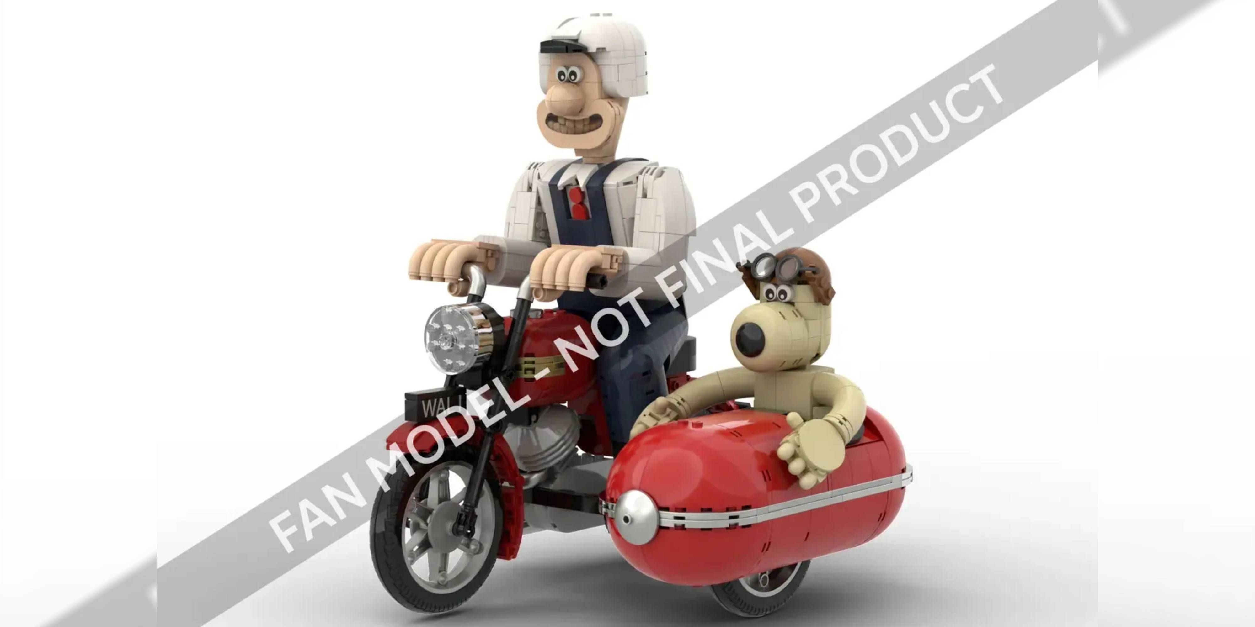 wallace and gromit lego set.