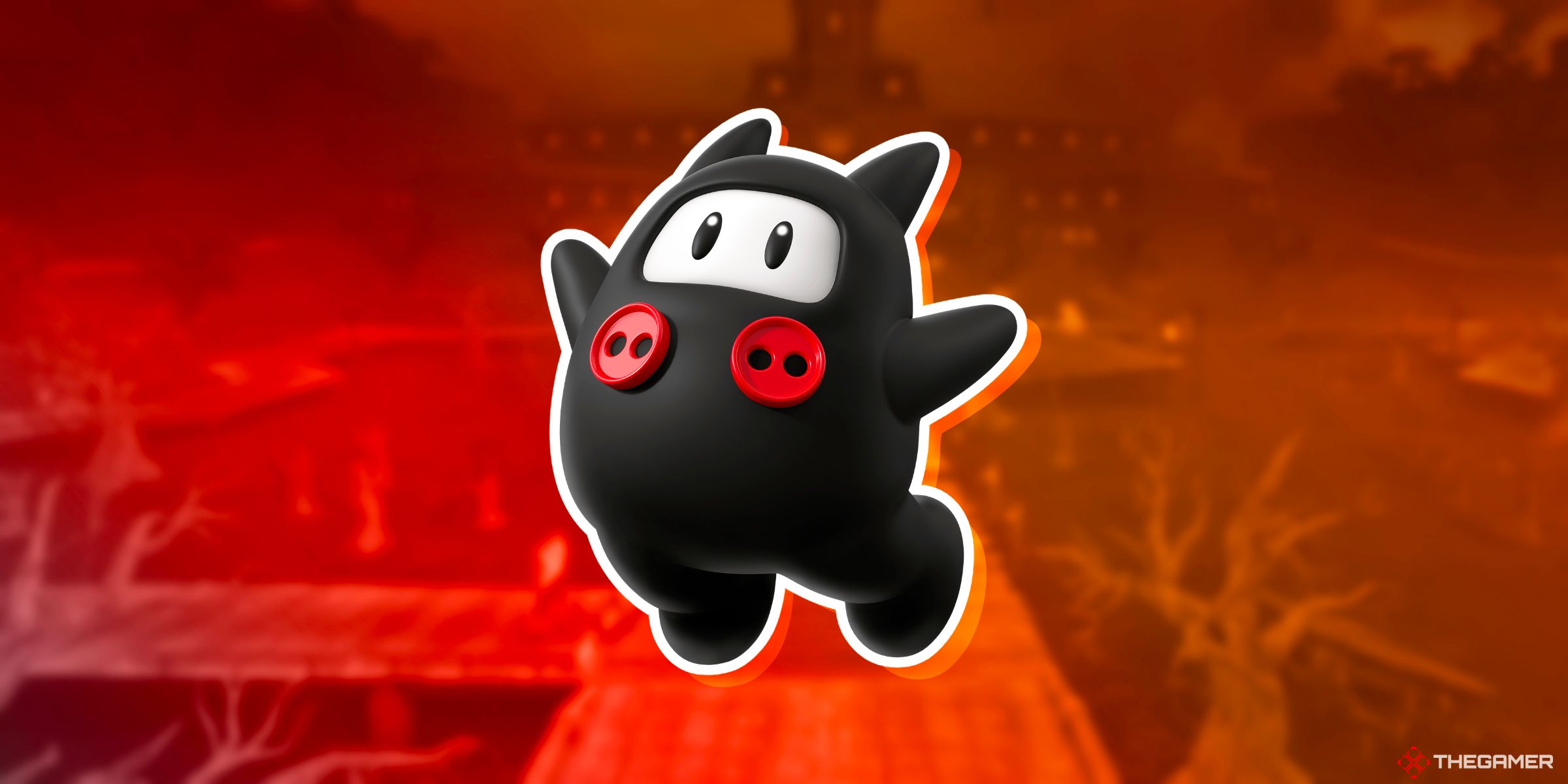 Ninji Jumping On Top Of The Track Boo Cinema From Mario Kart World.