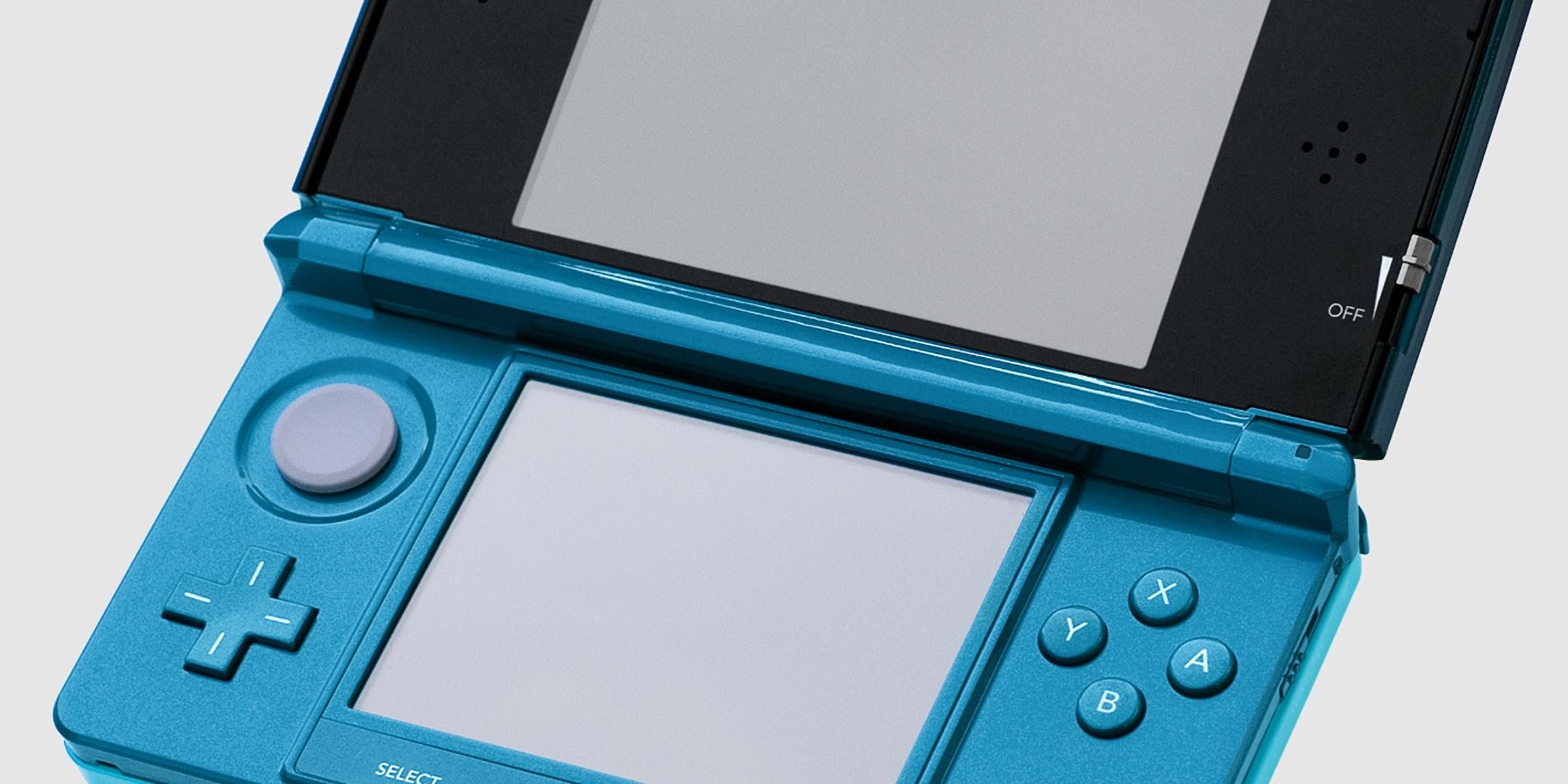 The Nintendo 3DS handheld.