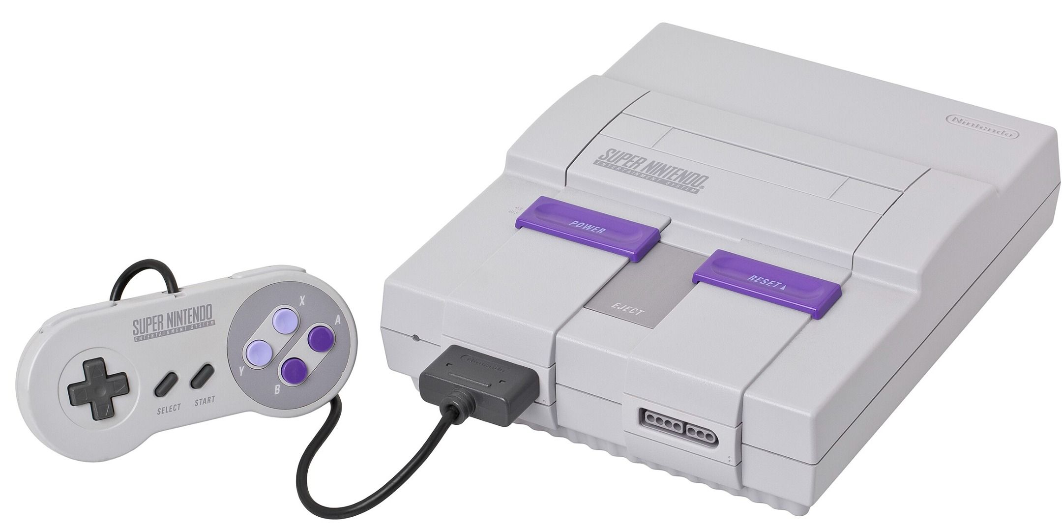 The Super Nintendo console.