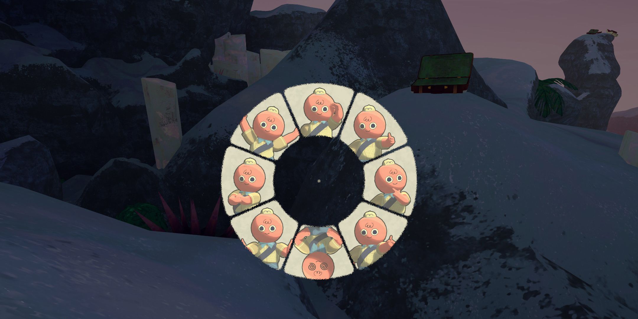 Peak Emote Wheel.