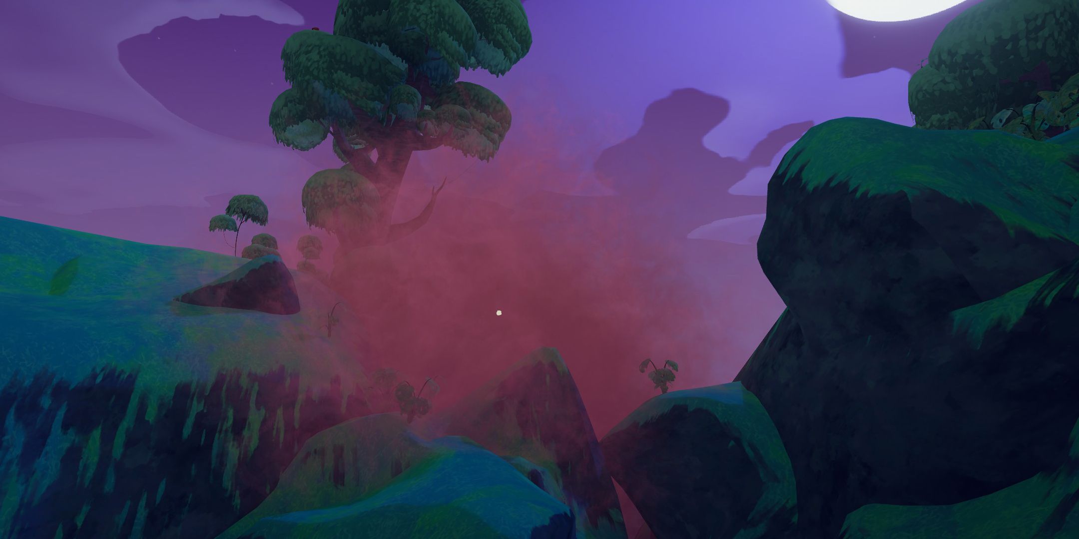 a cloud of purple poison gas in Peak.