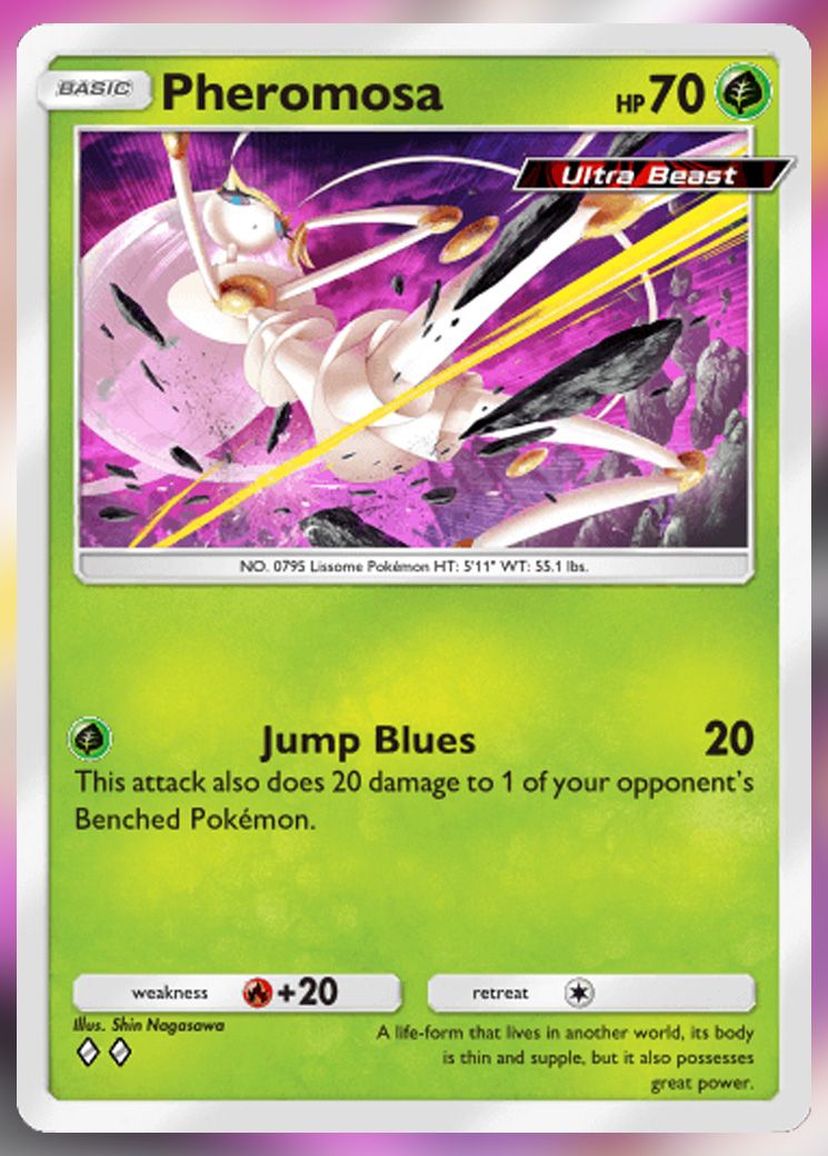 Pheromosa from Extradimensional Crisis in Pokemon TCG Pocket.