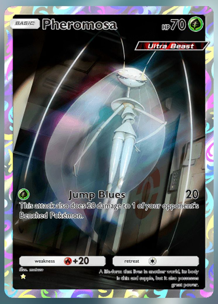 Pheromosa (Illustration Rare) from Extradimensional Crisis in Pokemon TCG Pocket.