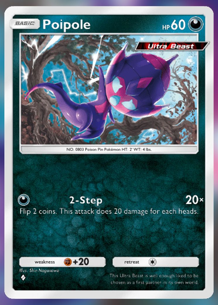 Poipole from Extradimensional Crisis in Pokemon TCG Pocket.