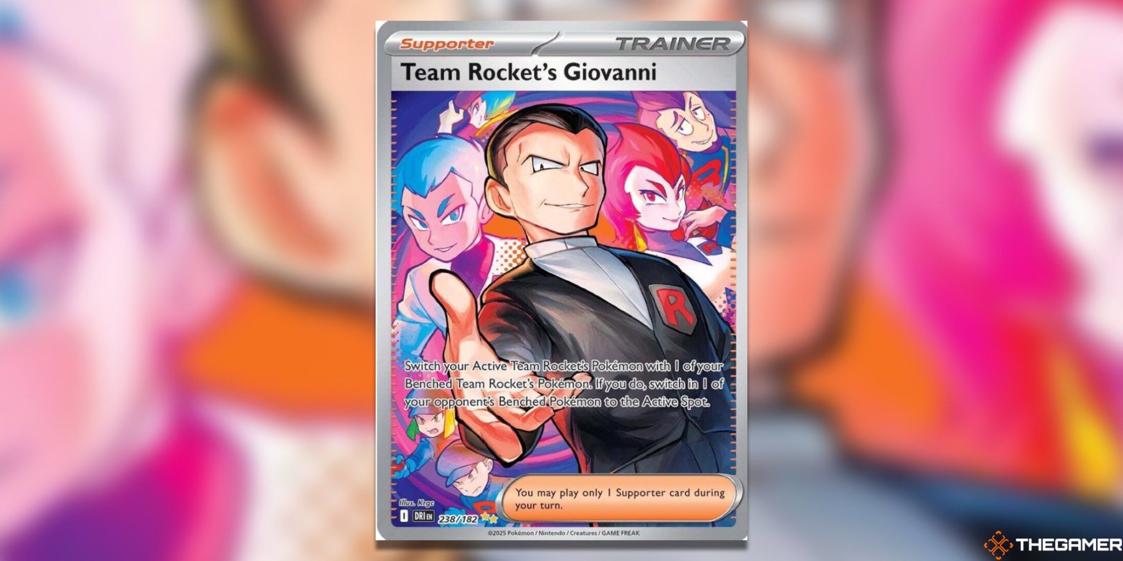 Pokemon TCG Destined Rivals Cards To Grade Team Rocket's Giovanni