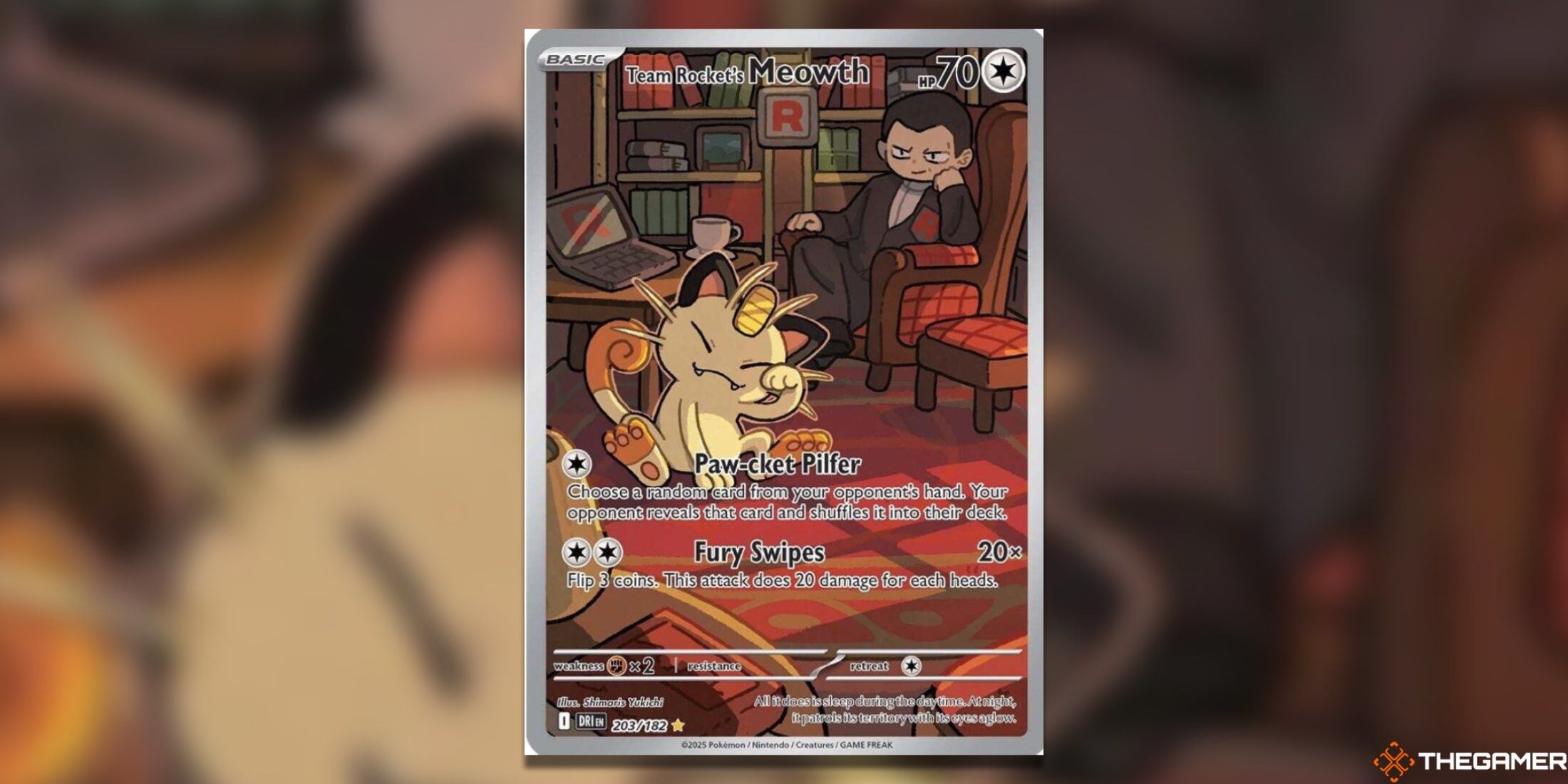 Pokemon TCG Destined Rivals Cards To Grade Team Rocket's Meowth