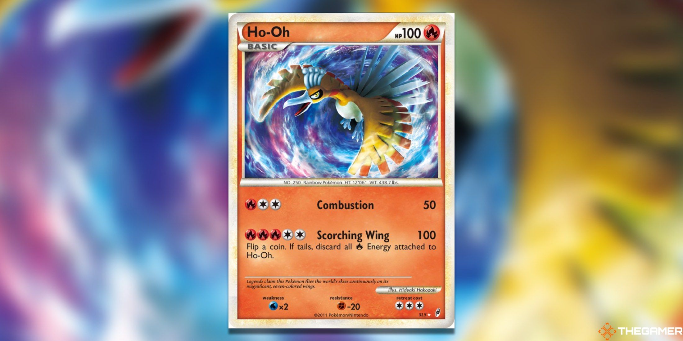 The Call of Legends Ho-Oh from the Pokemon TCG.