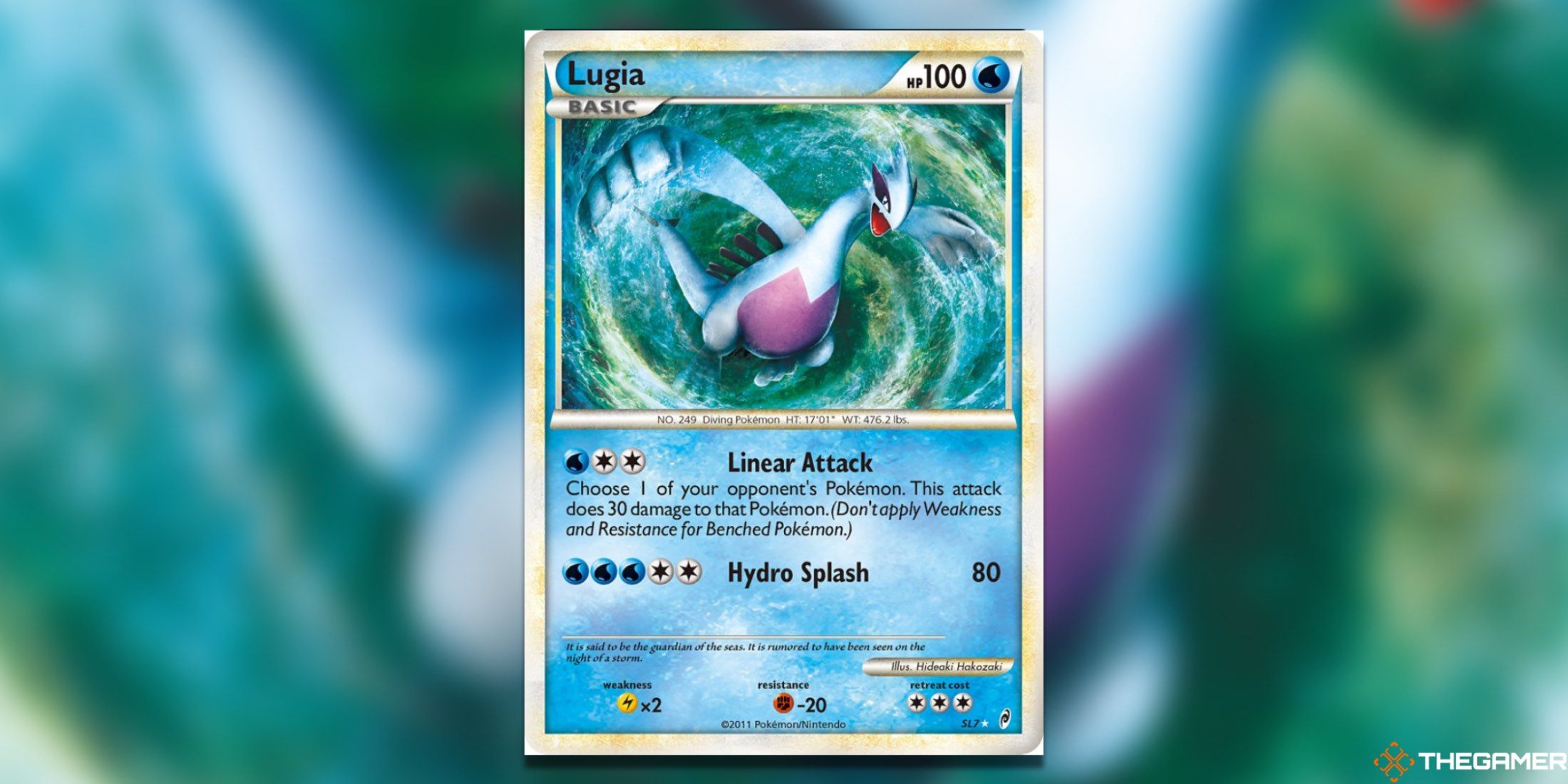 The Call of Legends Lugia from the Pokemon TCG.