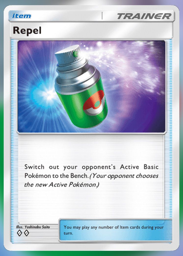 Repel from Extradimensional Crisis in Pokemon TCG Pocket.