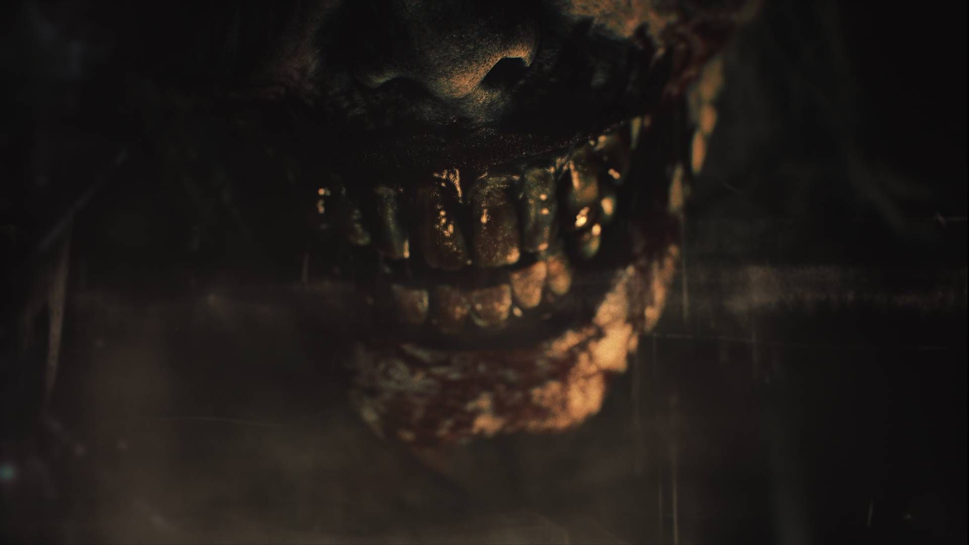 Resident Evil Requiem Close Up Of Monster With Big Teeth.