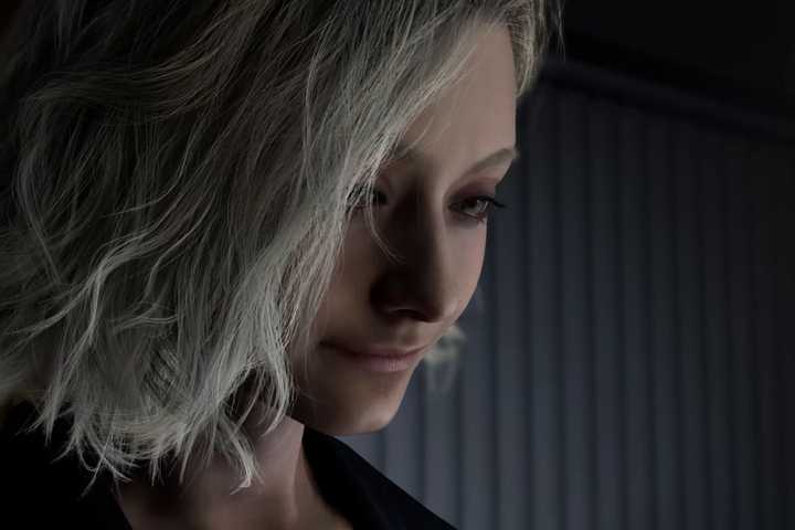 A closeup of Grace Ashcroft in Resident Evil Requiem.