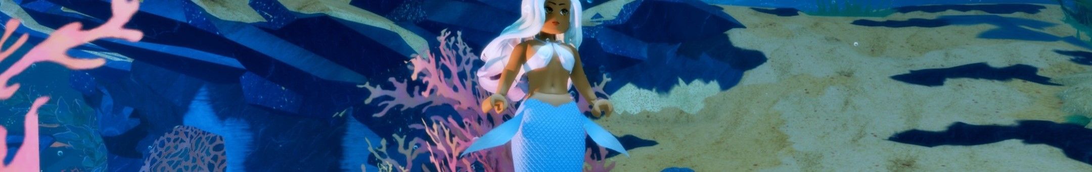 a player in Mermaid Isle on Roblox