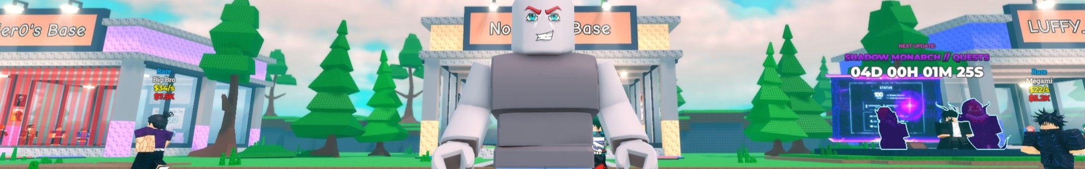 a player in Steal an Anime on Roblox 