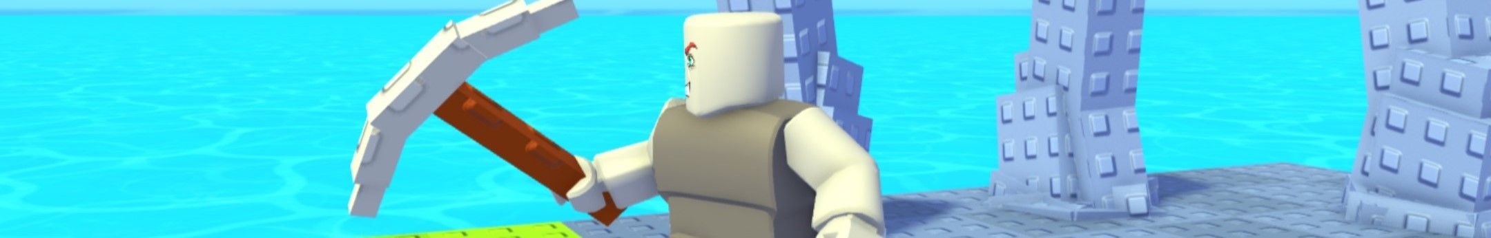 a player in Build An Island on Roblox