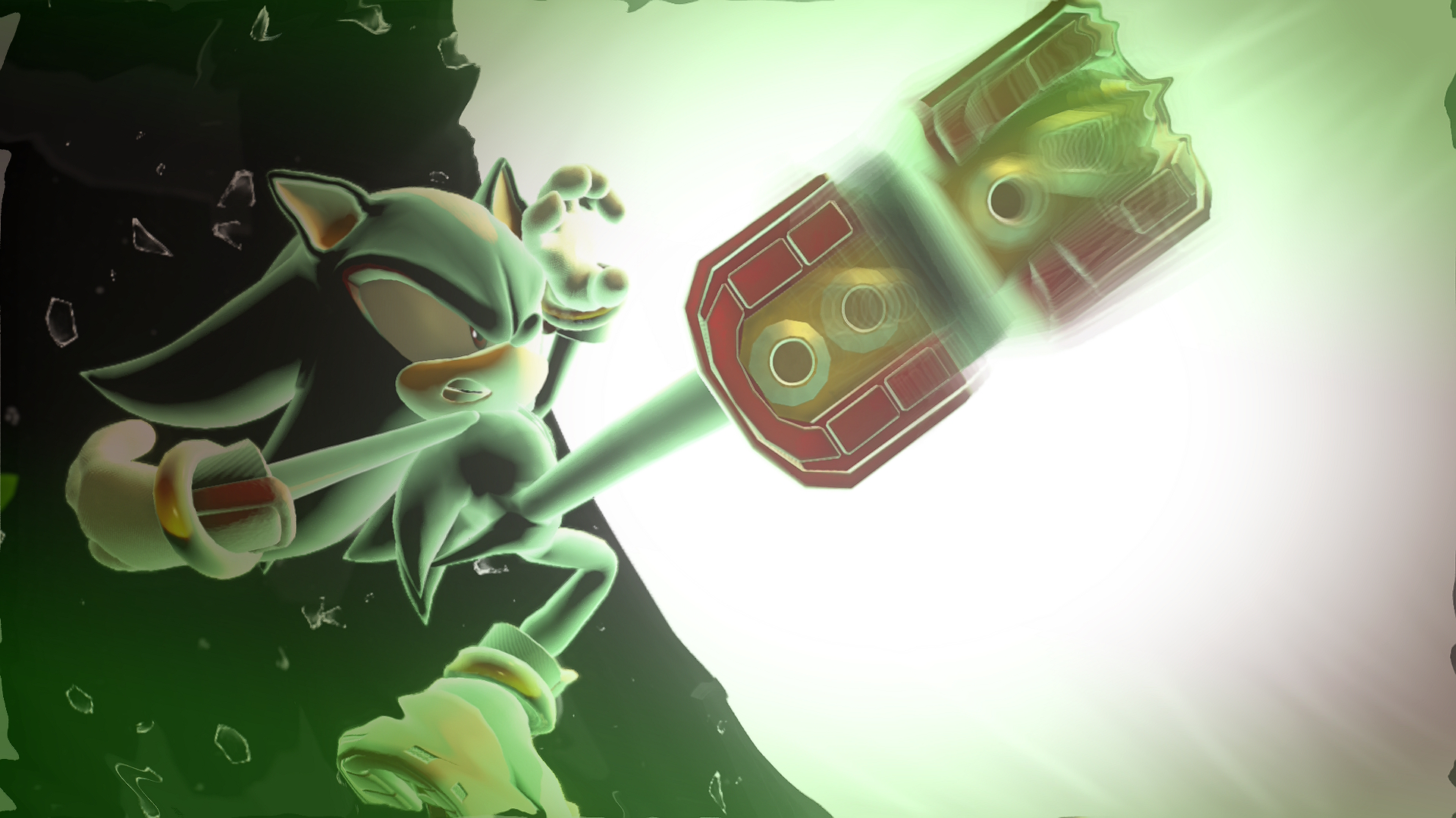 Shadow kicking in Sonic X Shadow Generations on the Switch 2.