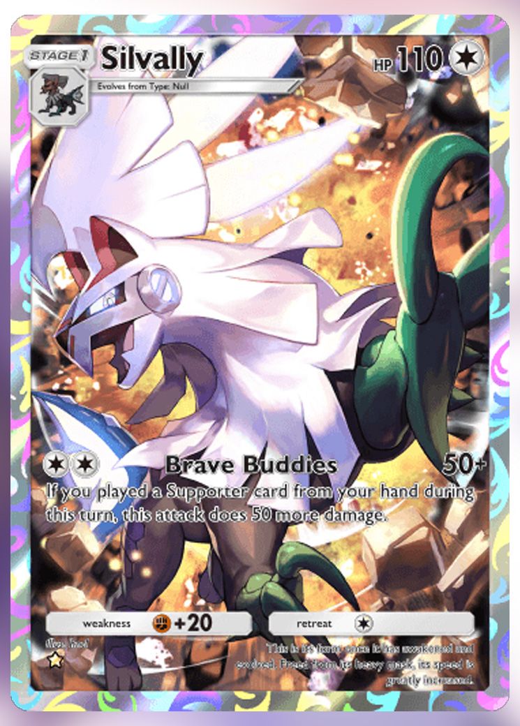 Silvally (Illustration Rare) from Extradimensional Crisis in Pokemon TCG Pocket.
