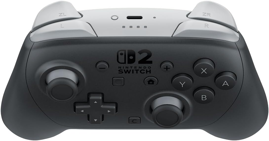 A front view of the Switch 2 Pro Controller.