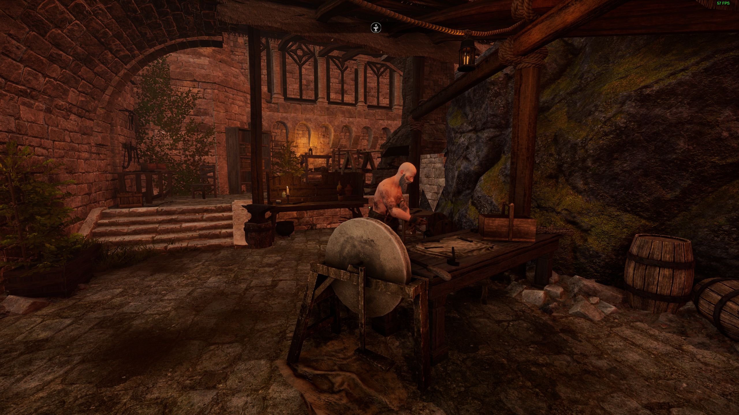 Osbryht the blacksmith in Tainted Grail: The Fall Of Avalon.