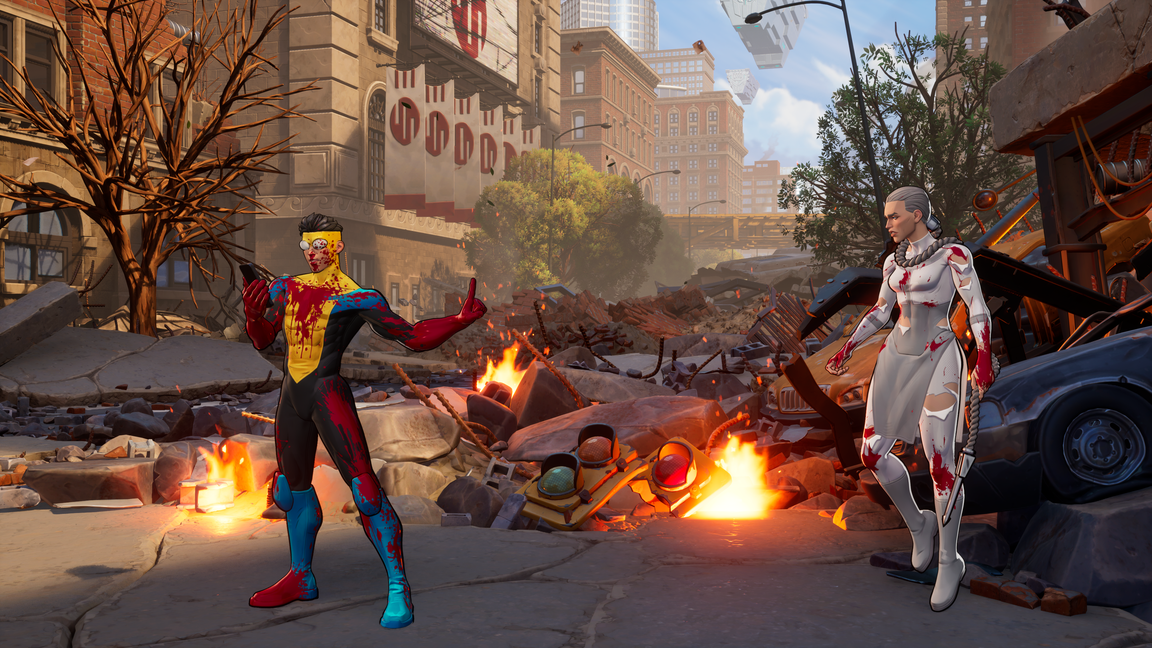 Mark taunting in Invincible Vs.