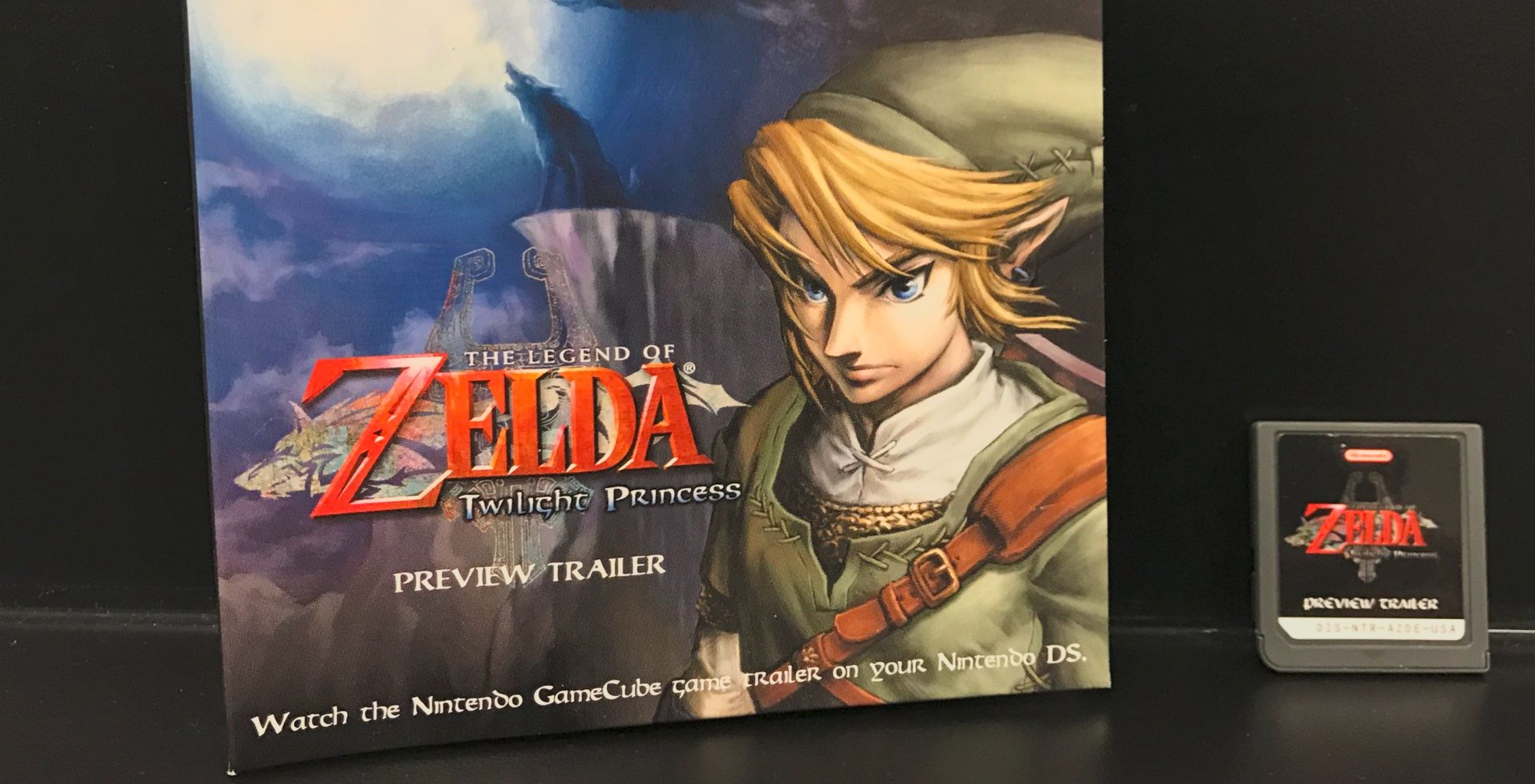 The Legend of Zelda Twilight Princess E3 2005 limited DS preview trailer.