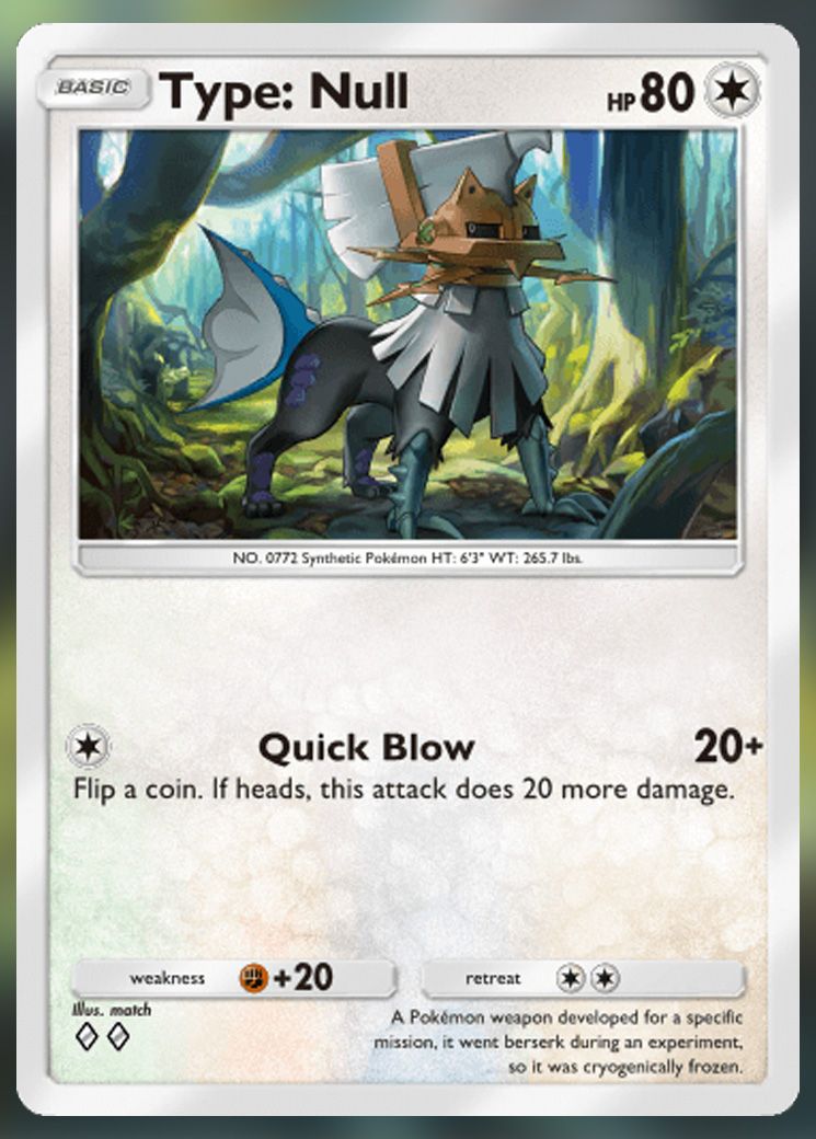 Type Null from Extradimensional Crisis in Pokemon TCG Pocket.