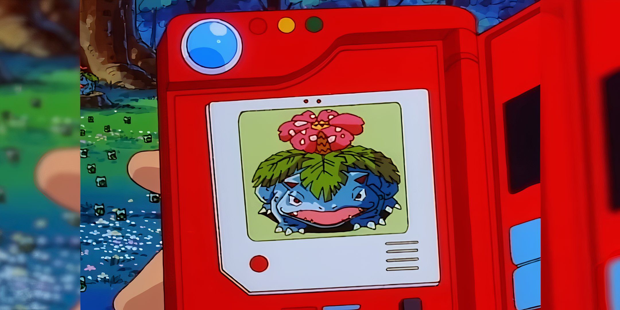 Venusaur appearing in the pokedex.