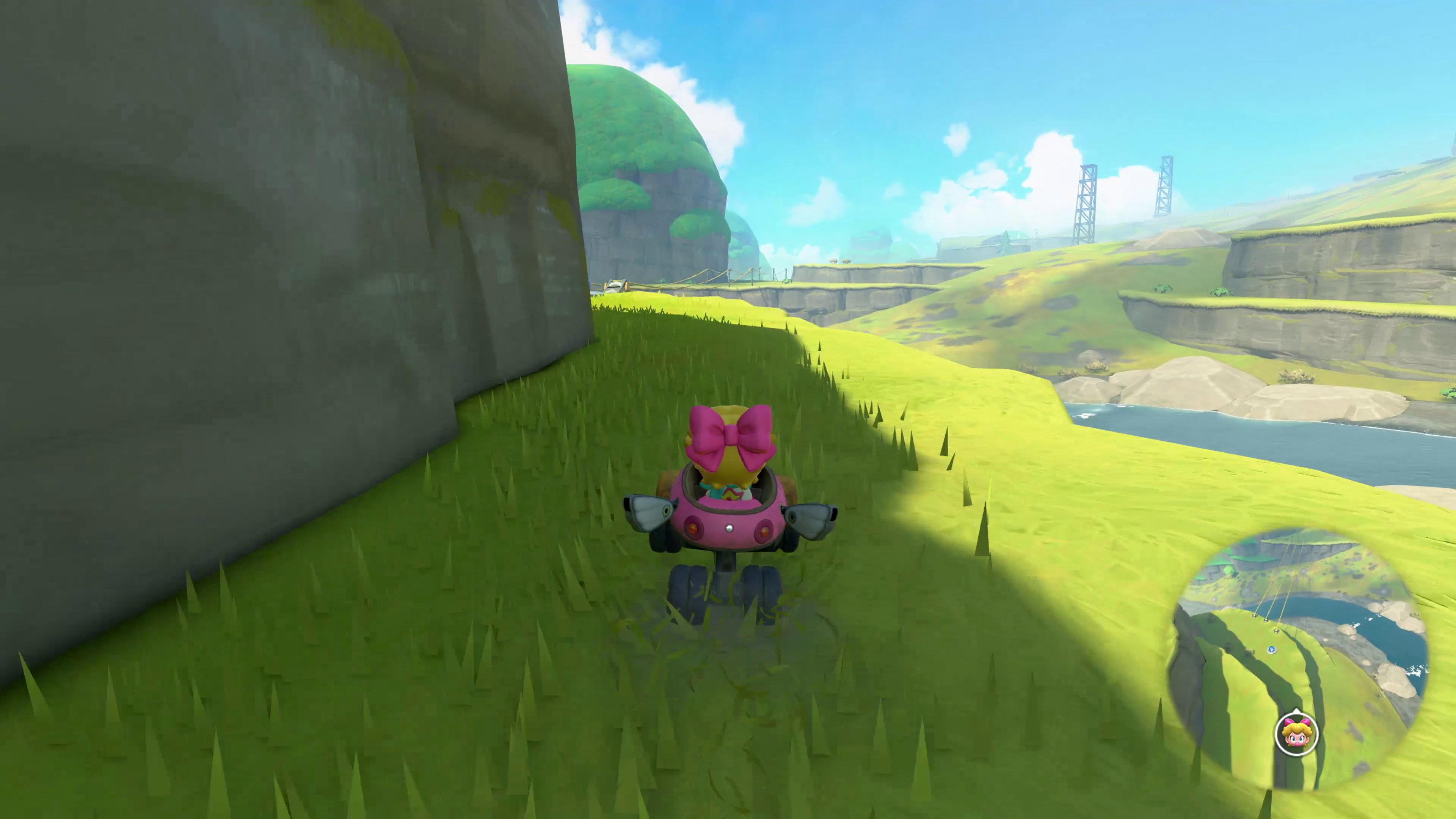 Mario Kart World Free Roam Minimap