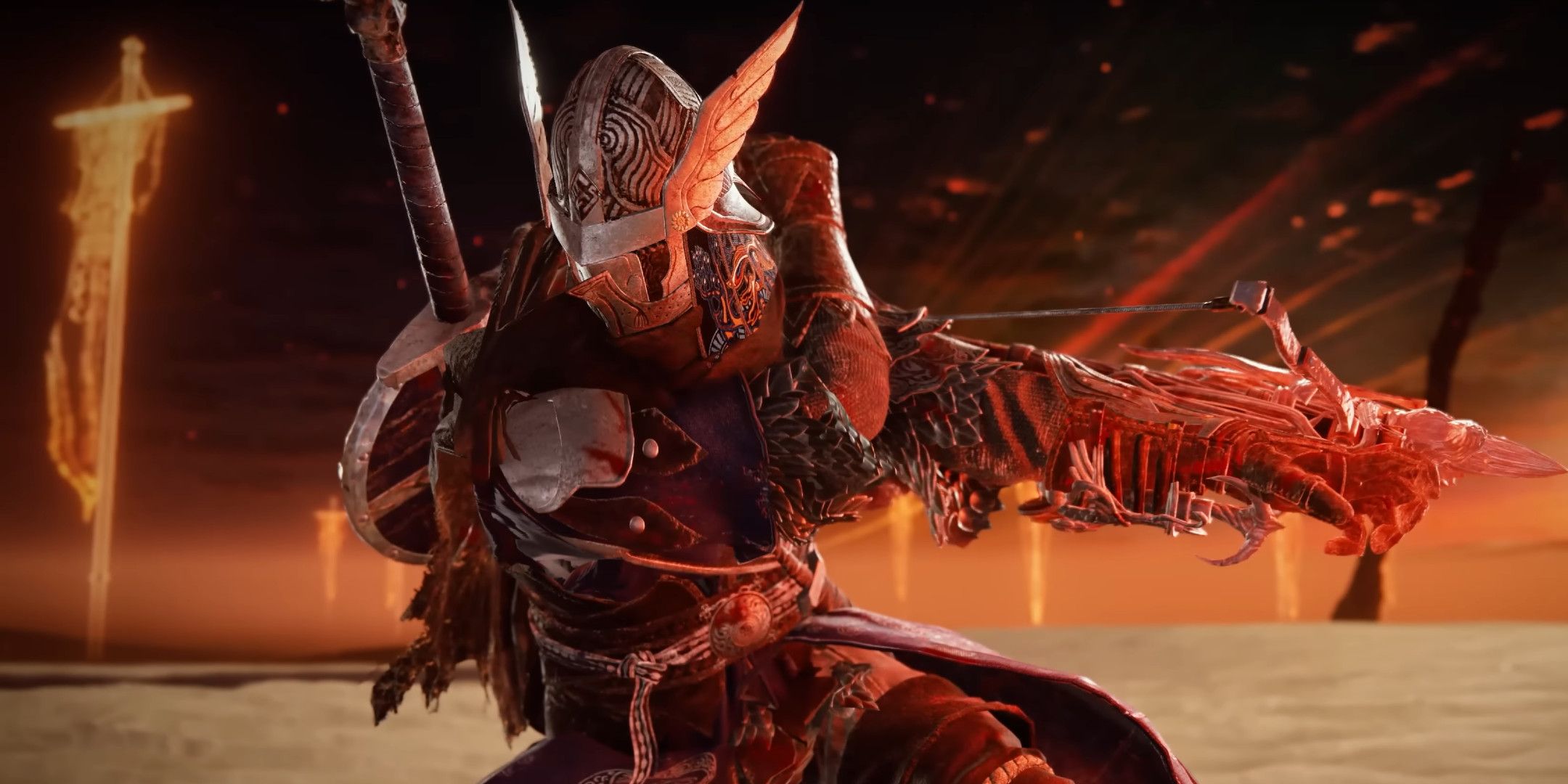 Wylder readying an attack in Elden Ring Nightreign.