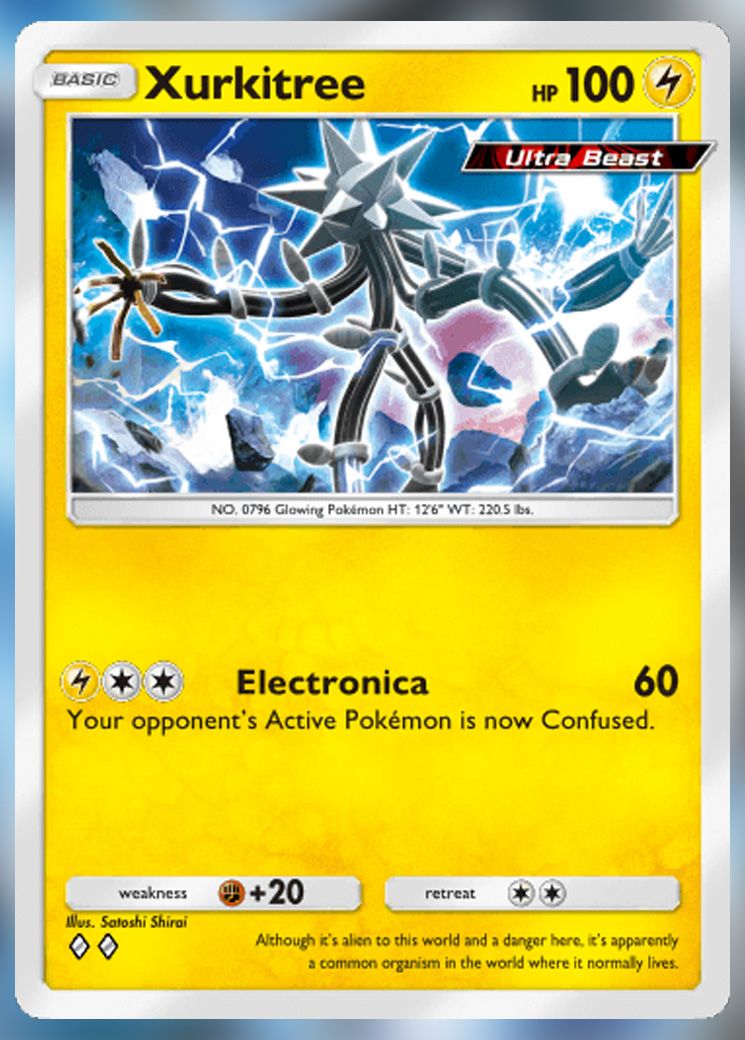 Xurkitree from Extradimensional Crisis in Pokemon TCG Pocket.