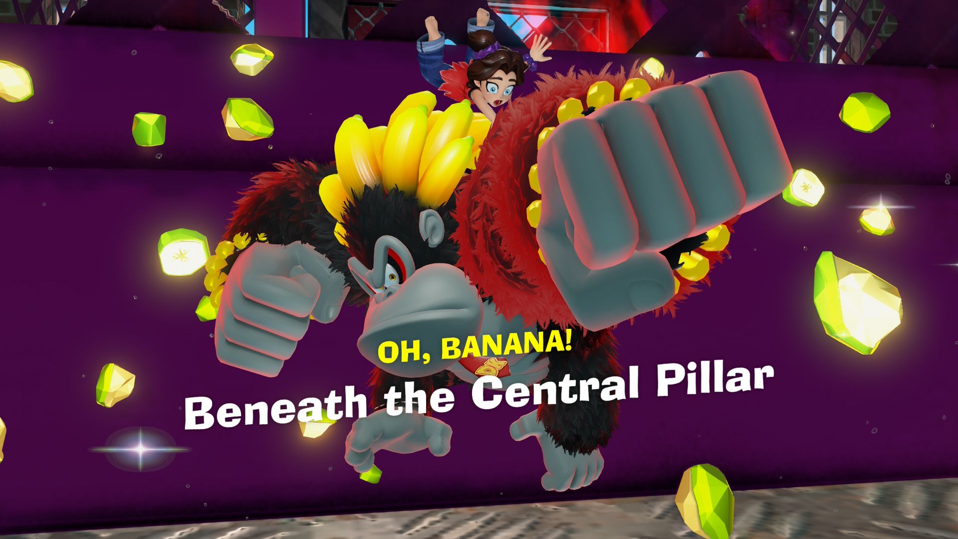 Findng the third banana in City Smash in Donkey Kong Bananza