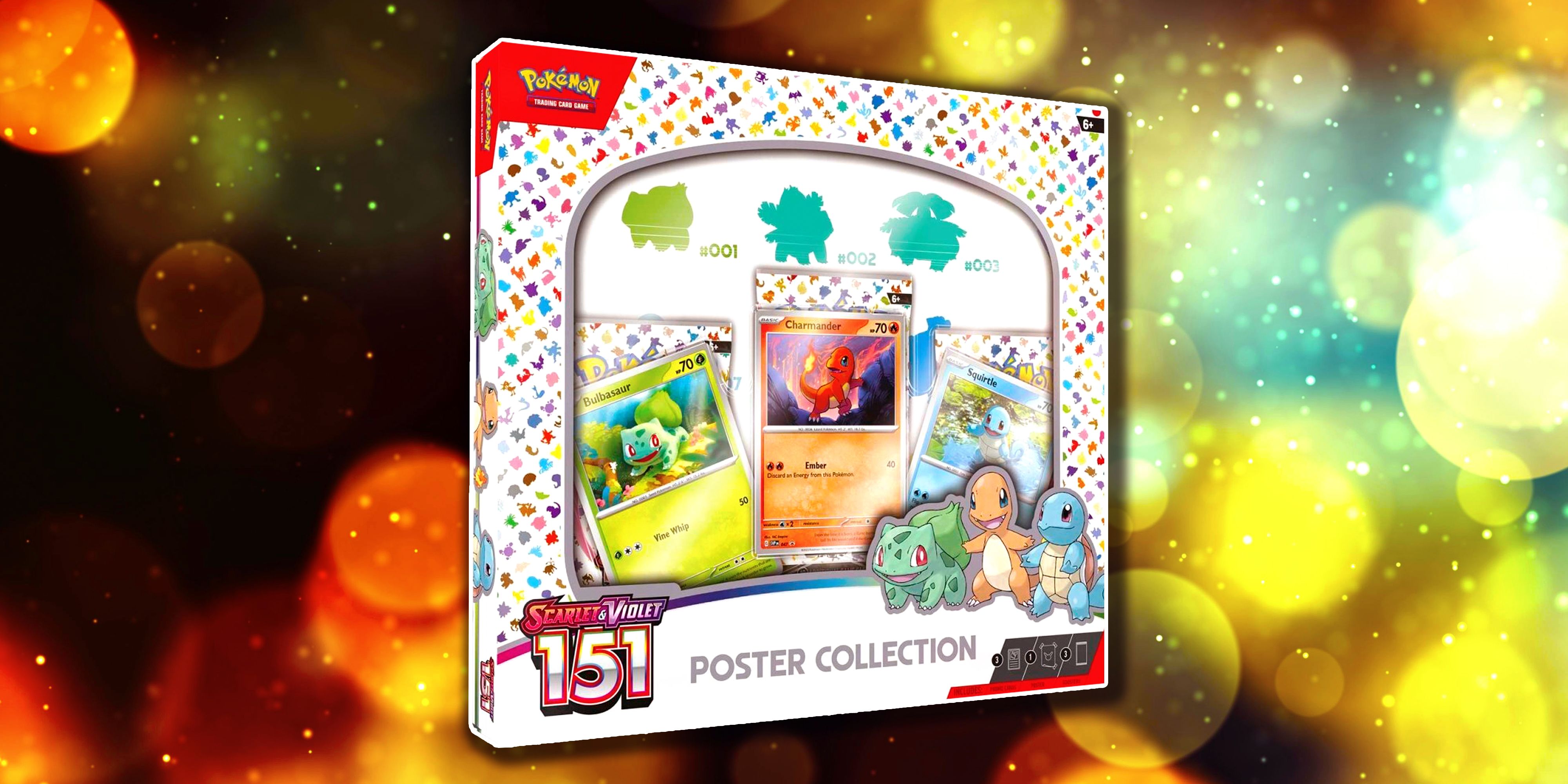 The 151 Products Poster Collection from the Pokemon TCG.