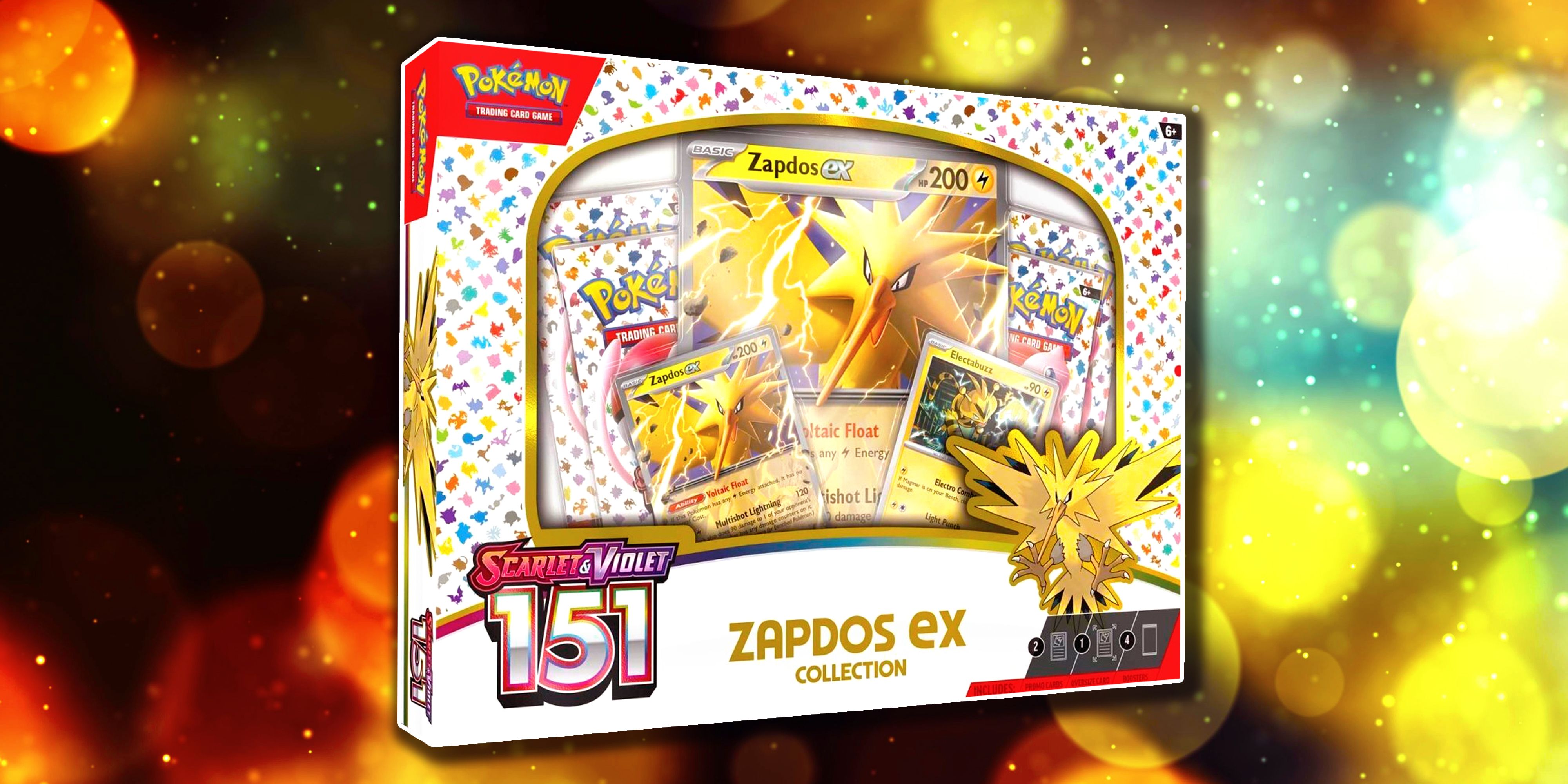 151 Products Zapdos ex Collection from the Pokemon TCG.