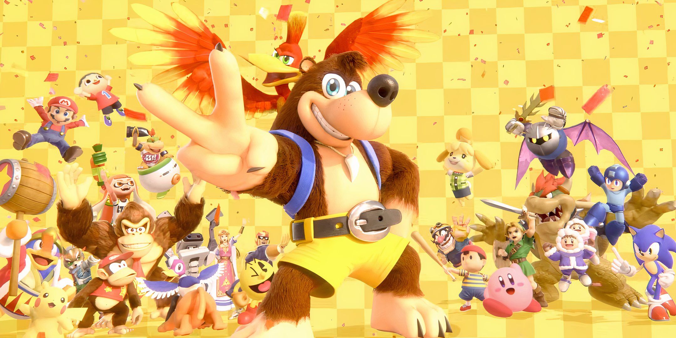 Banjo-Kazooie in their reveal trailer for Super Smash Bros. Ultimate.