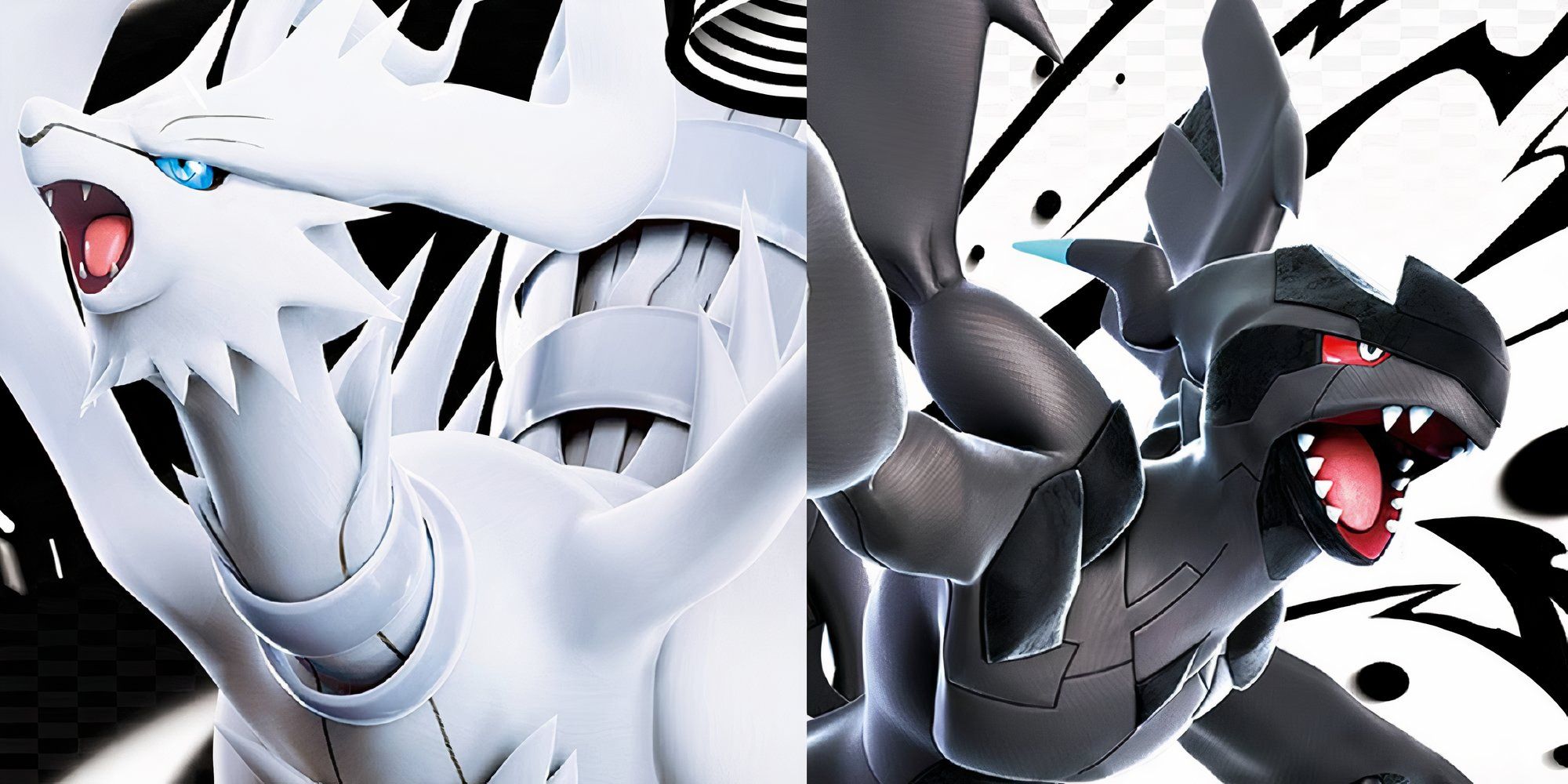 Black Bolt And White Flare Zekrom And Reshiram.
