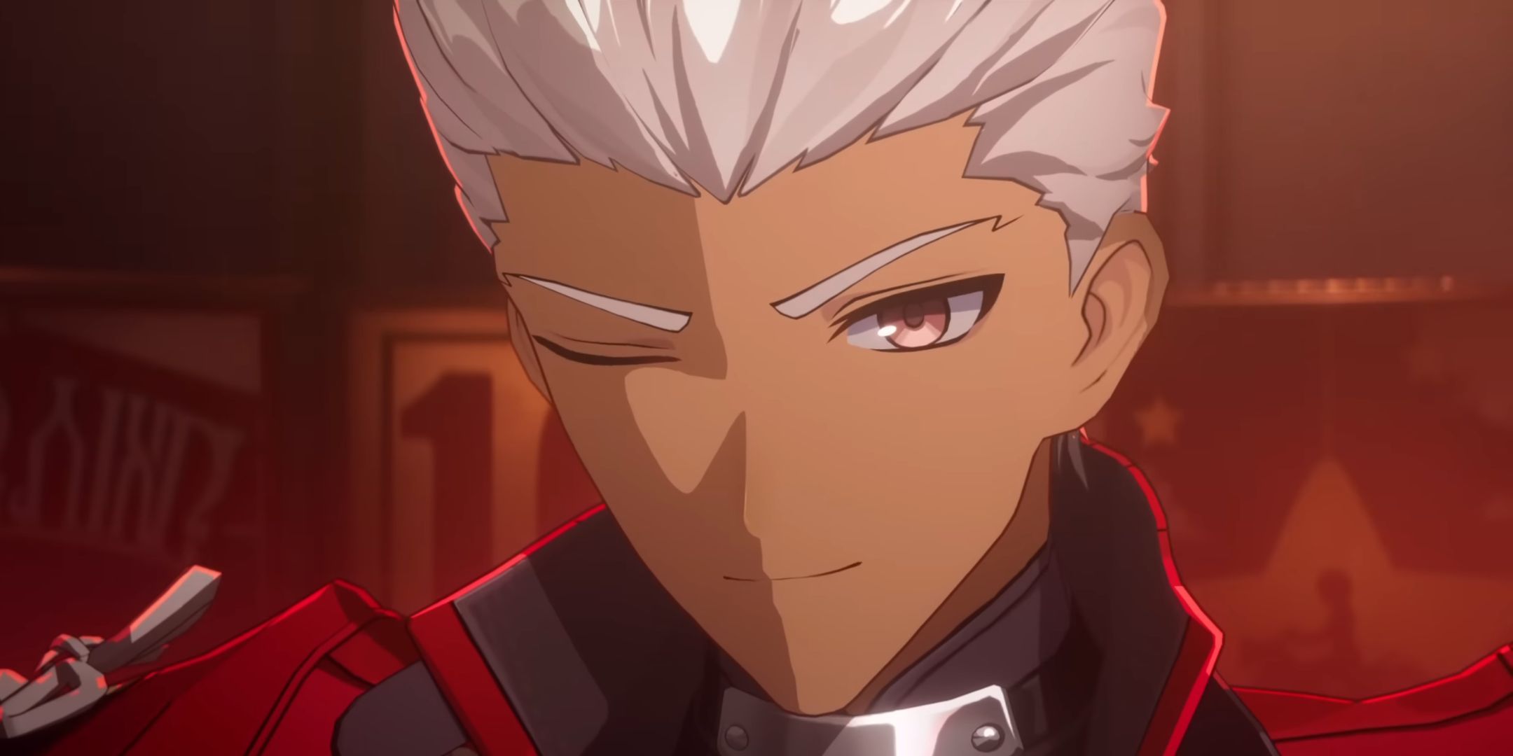 Honkai Star Rail Archer winking at the screen.