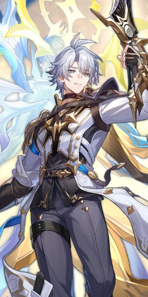 Honkai Star Rail Phainon splash art closeup.
