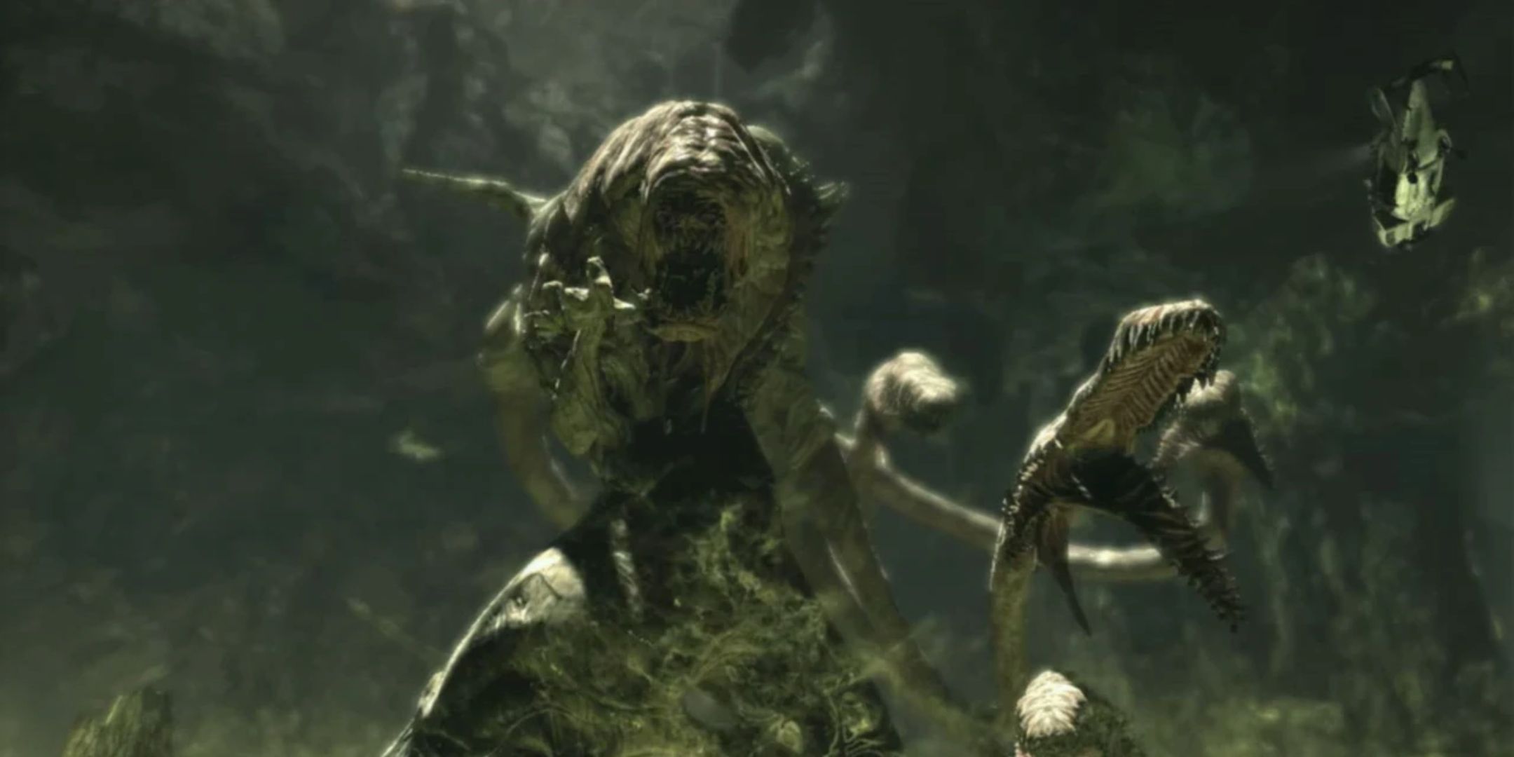 Lambent Brumak at the end of Gears Of War 2.