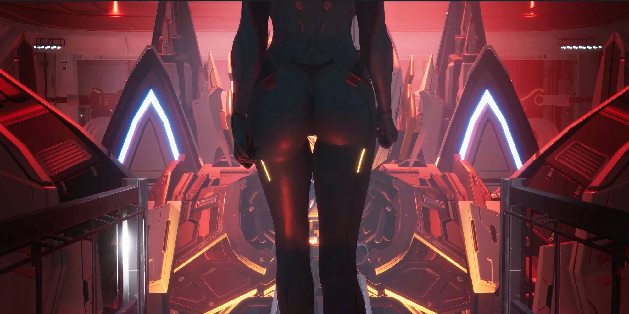 Mecha Break Character Climbing In Mech.