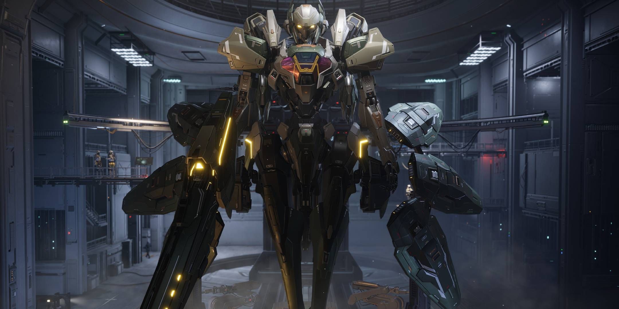 Mecha Break, Mech in storage.