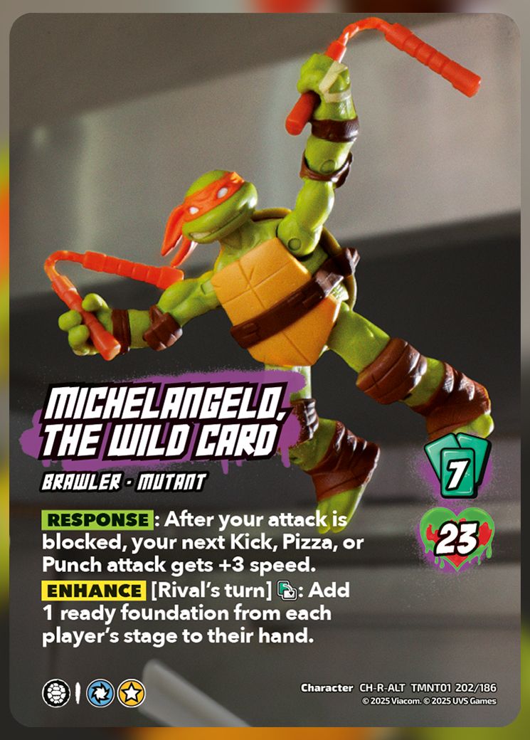 Michelangelo, The Wild Card