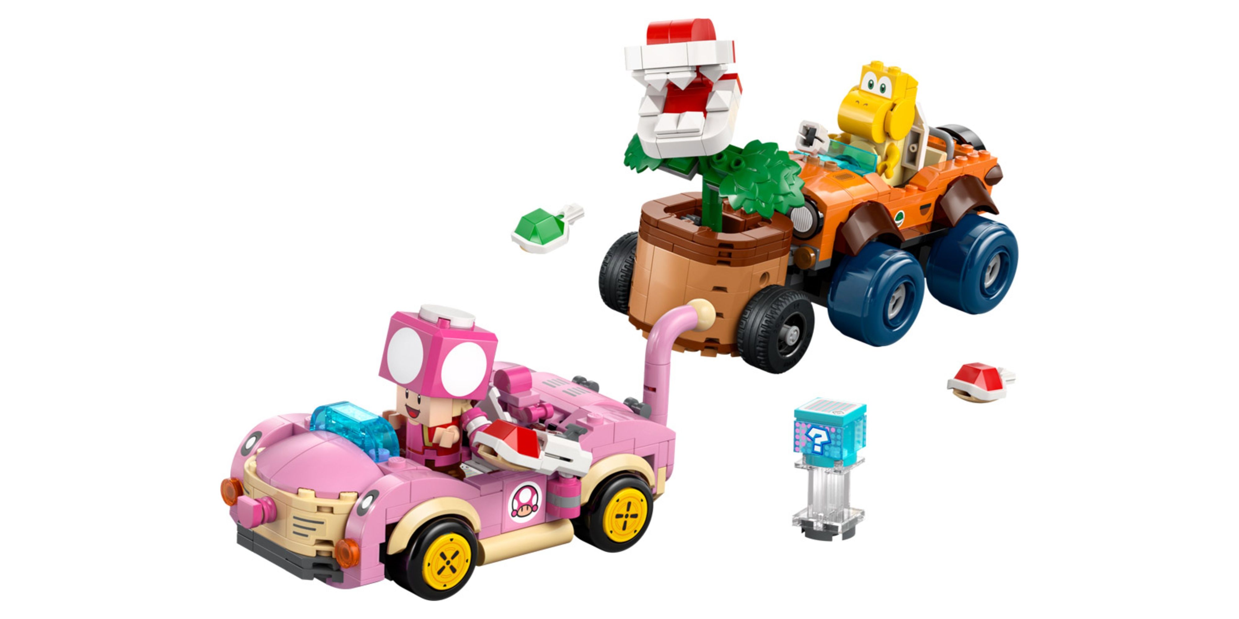 koopa troopa and toadette mario kart lego set.