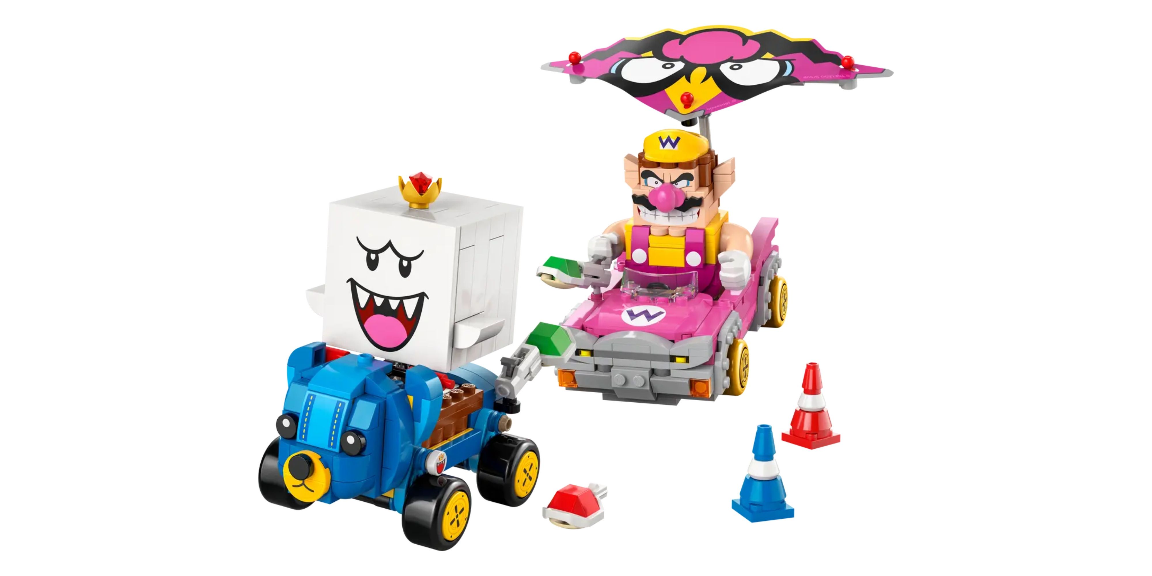 king boo and wario mario kart sets.