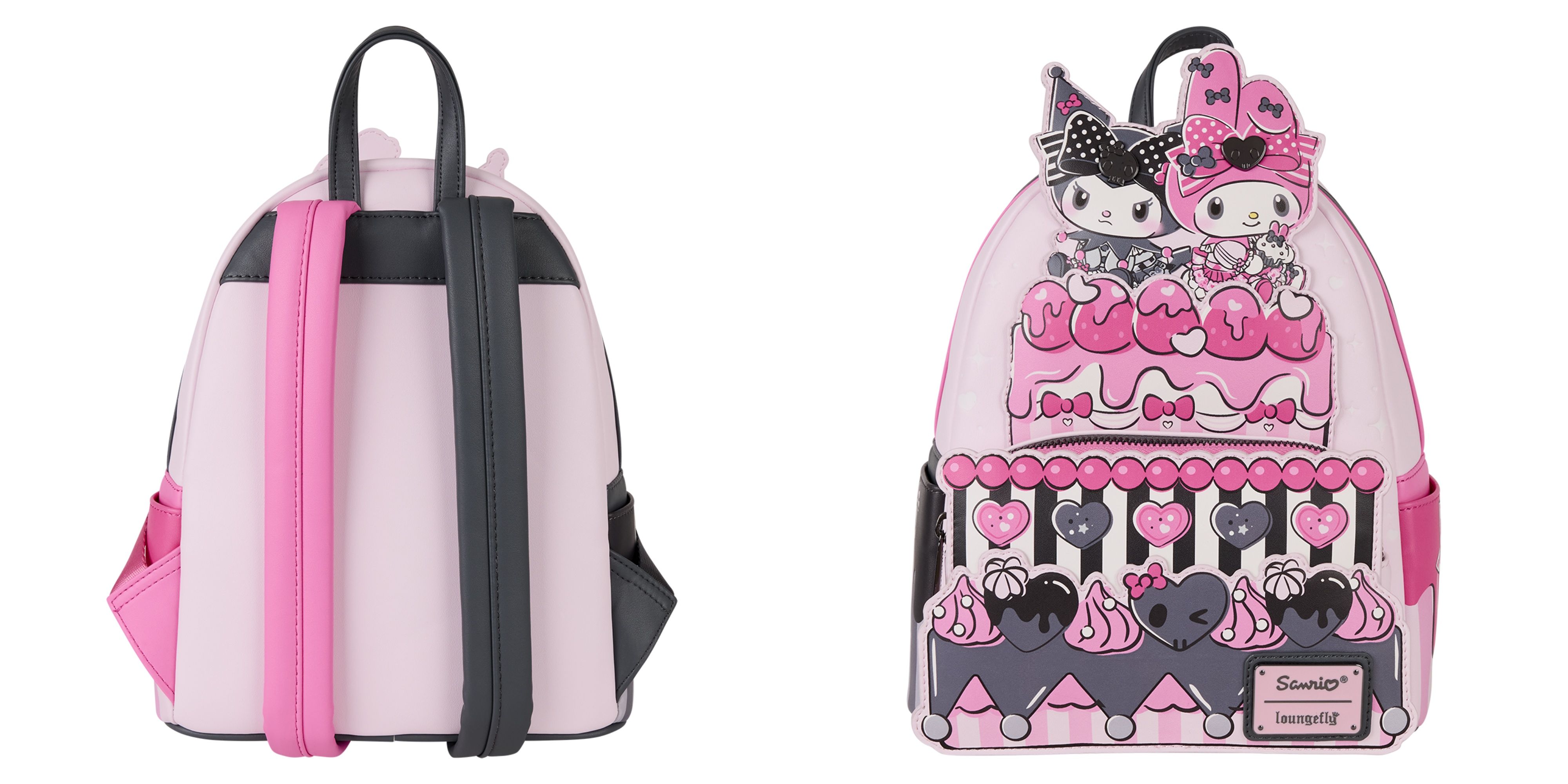 kuromi and my melody loungefly backpack.
