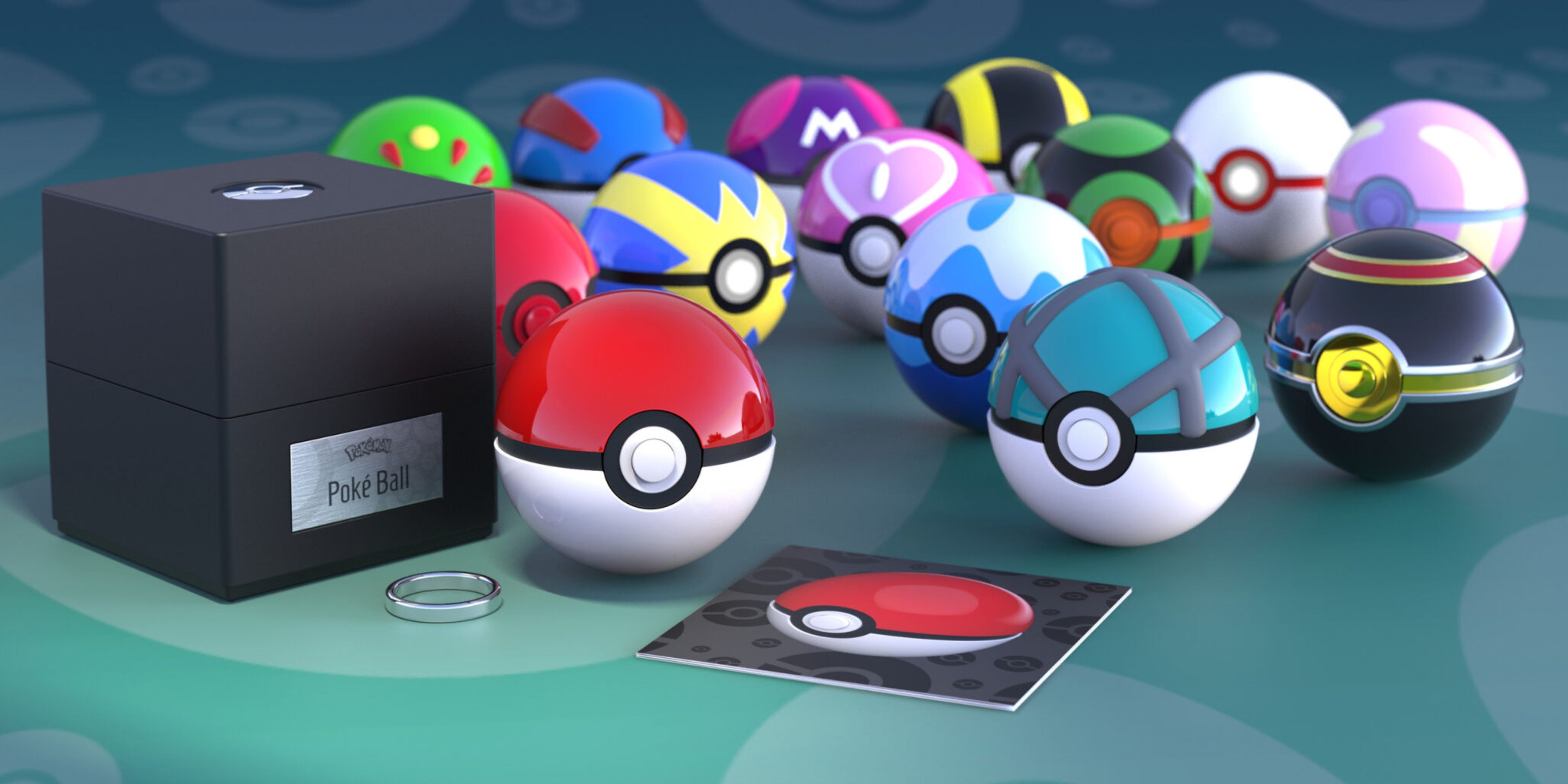 the wand company replica poke ball collection.