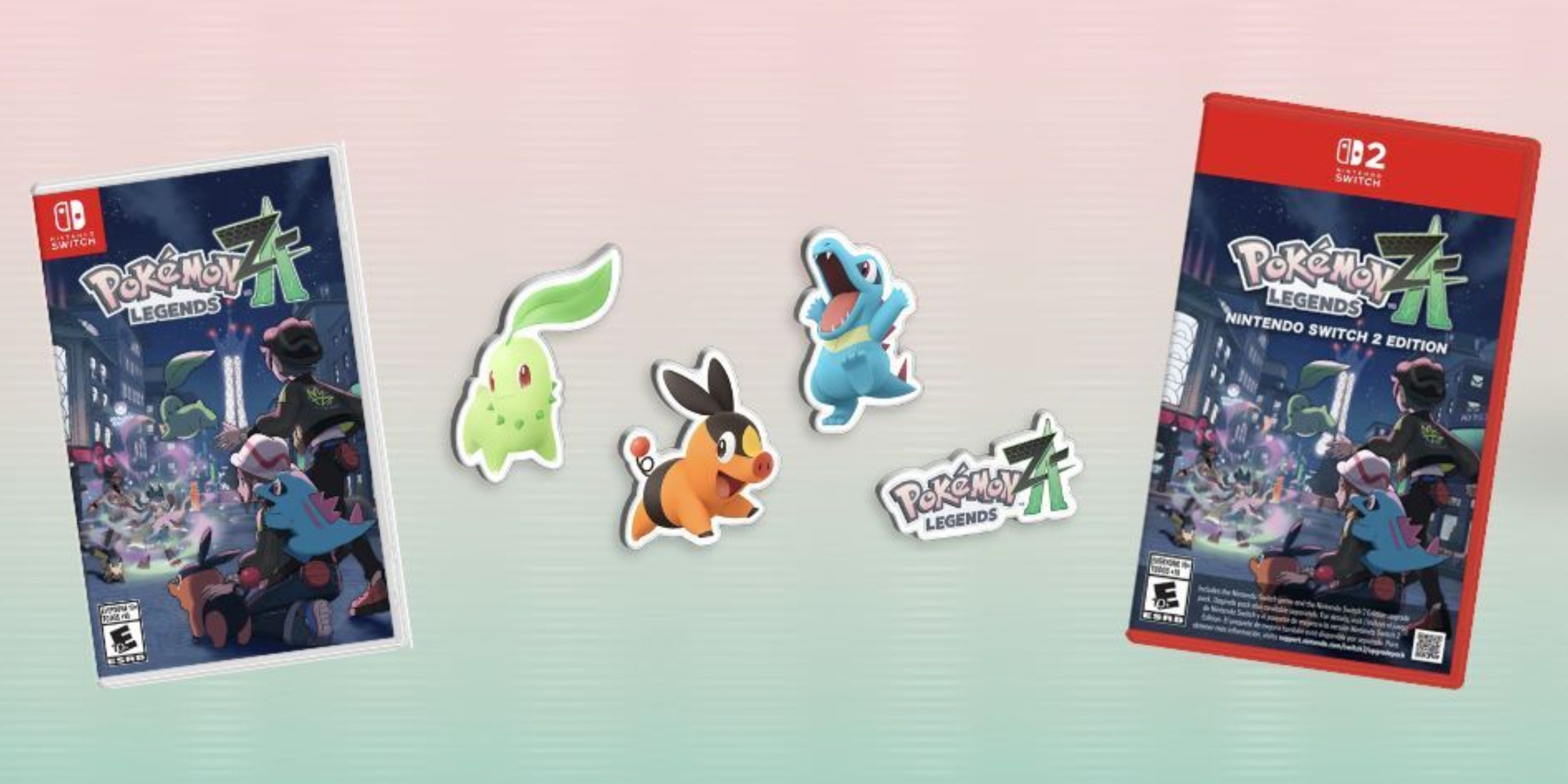 pokemon legends z-a partner pokemon enamel pins.