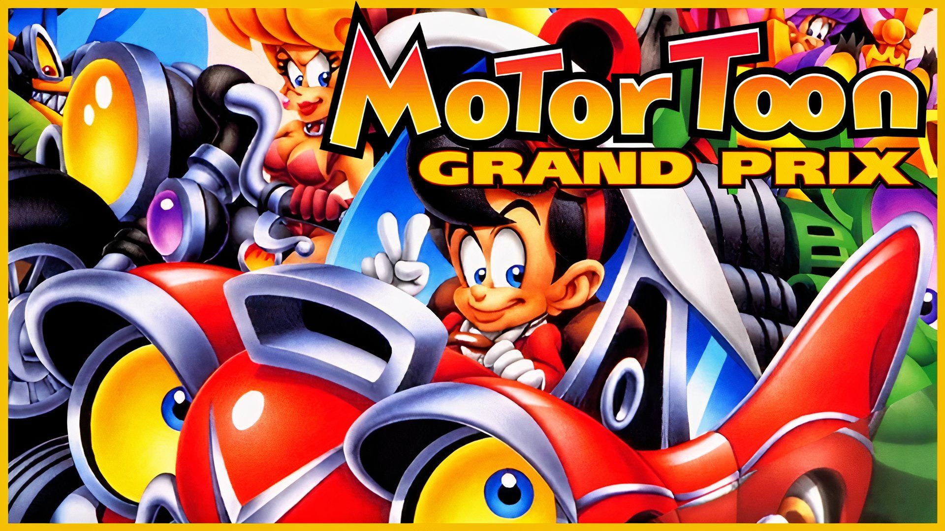 Motor Toon Grand Prix Key Art.